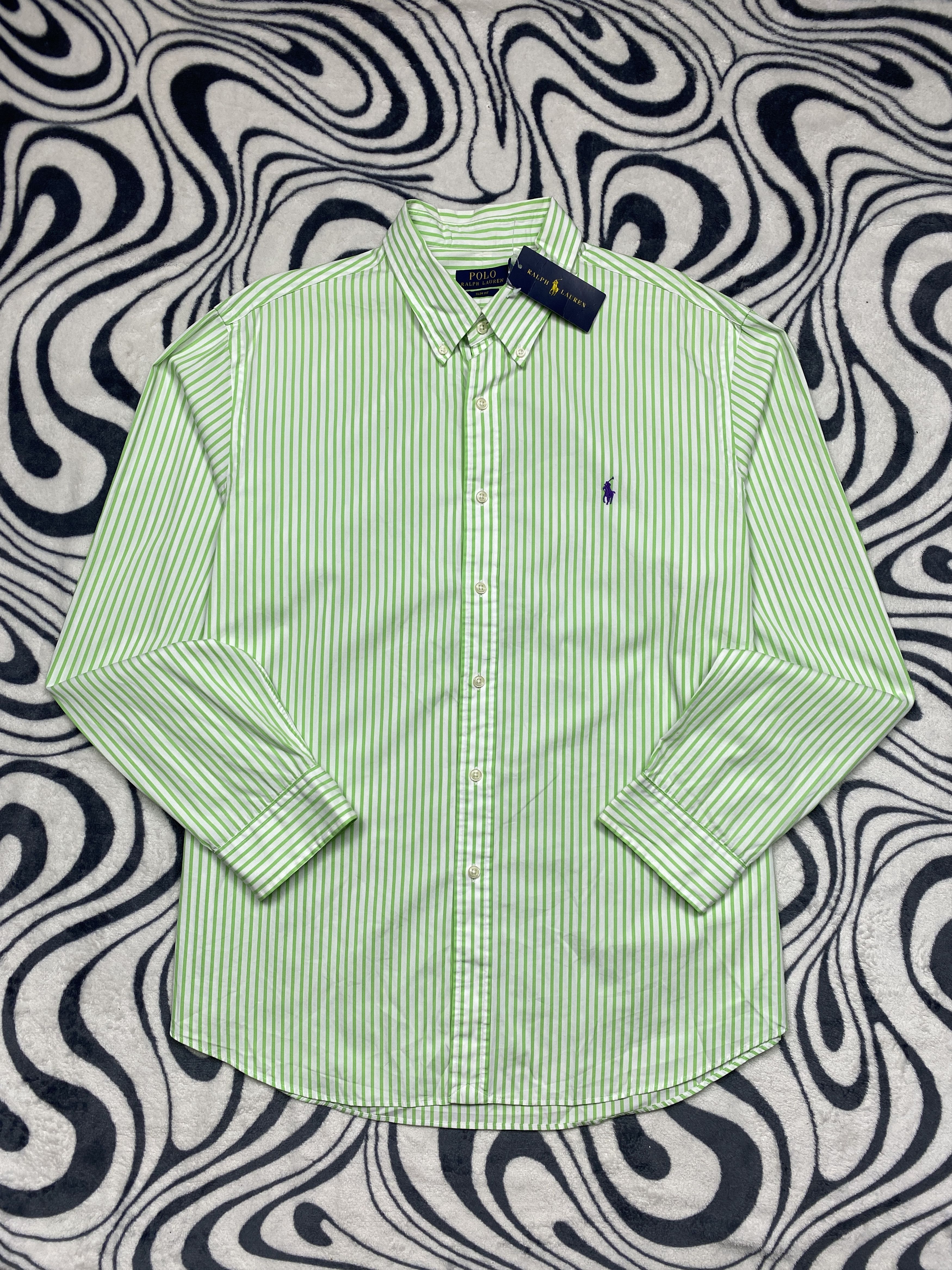 Polo Ralph Lauren NEW Polo Ralph Lauren Mens Long Sleeve Striped Shirt Size US XXL / EU 58 / 5 - 1 Thumbnail