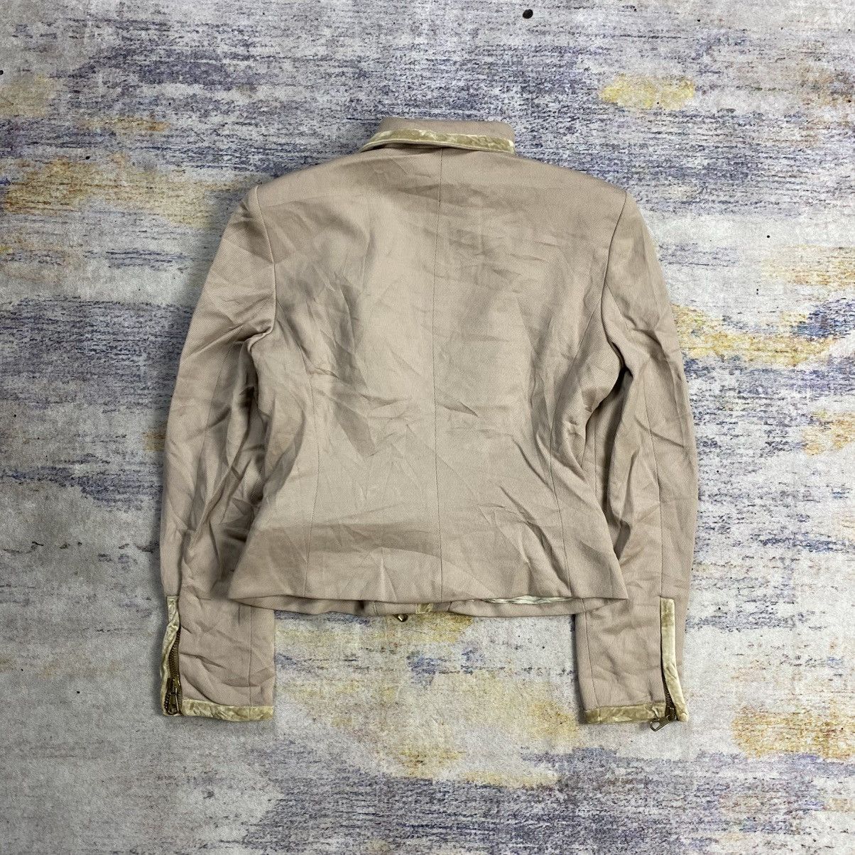 Emporio Armani Vintage Emporio Armani asymmetrical bikers jacket Size M / US 6-8 / IT 42-44 - 3 Thumbnail