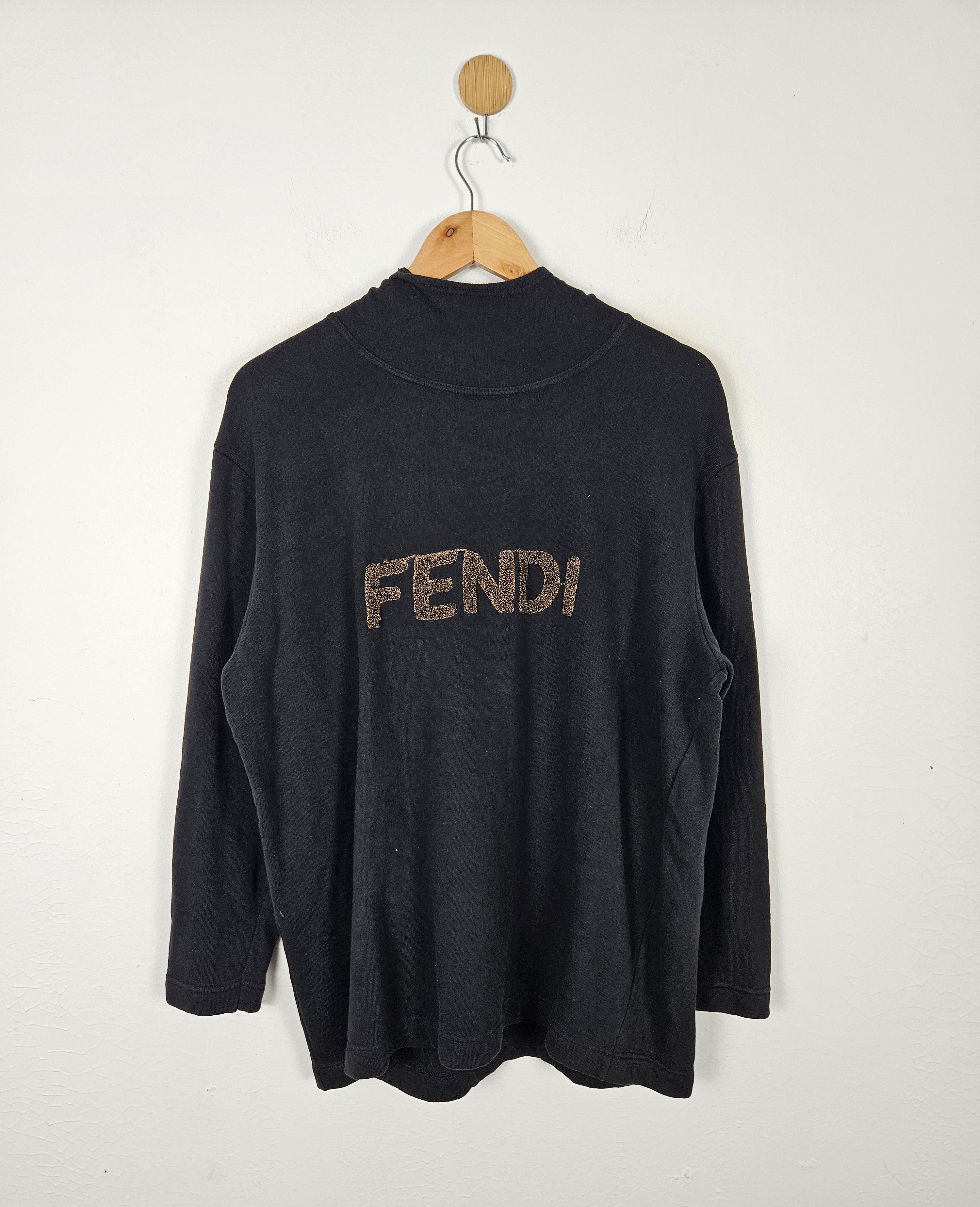 Detachable Fendi Word Hoodie Logo Sweater