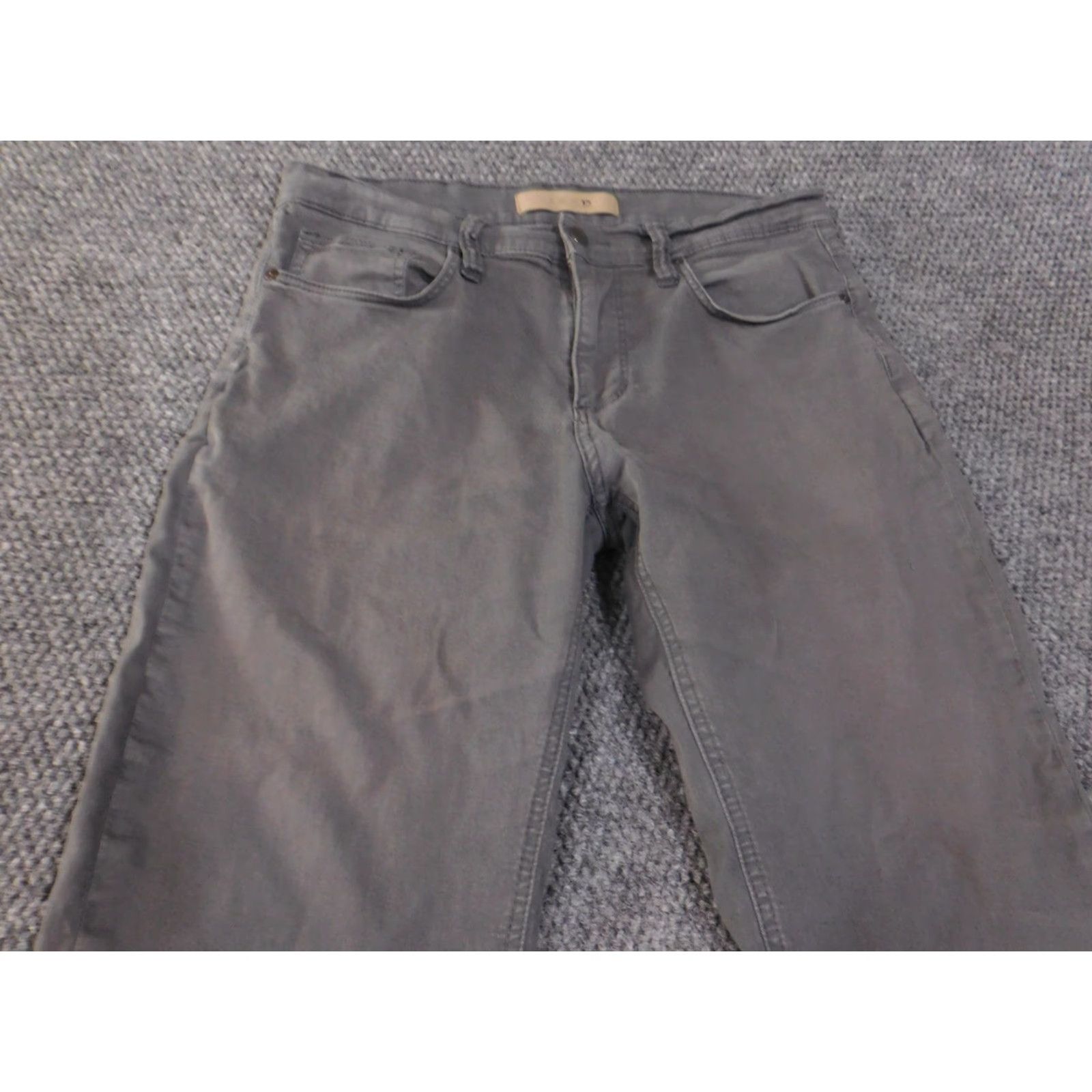 Denime Joes Jeans Mens Gray Straight Leg Stretch Denim Pants 32 Regular Comfortable Classic Casual Jeans Size US 32 / EU 48 - 3 Thumbnail