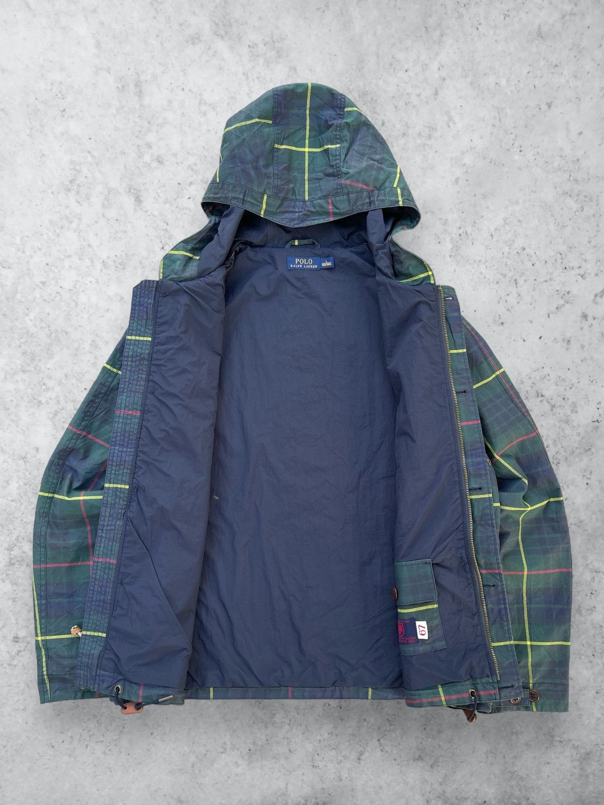 Polo Ralph Lauren 🔥POLO RALPH LAUREN TRIM LEATHER FLANNEL JACKET WITH HOODIE Size US L / EU 52-54 / 3 - 5 Thumbnail