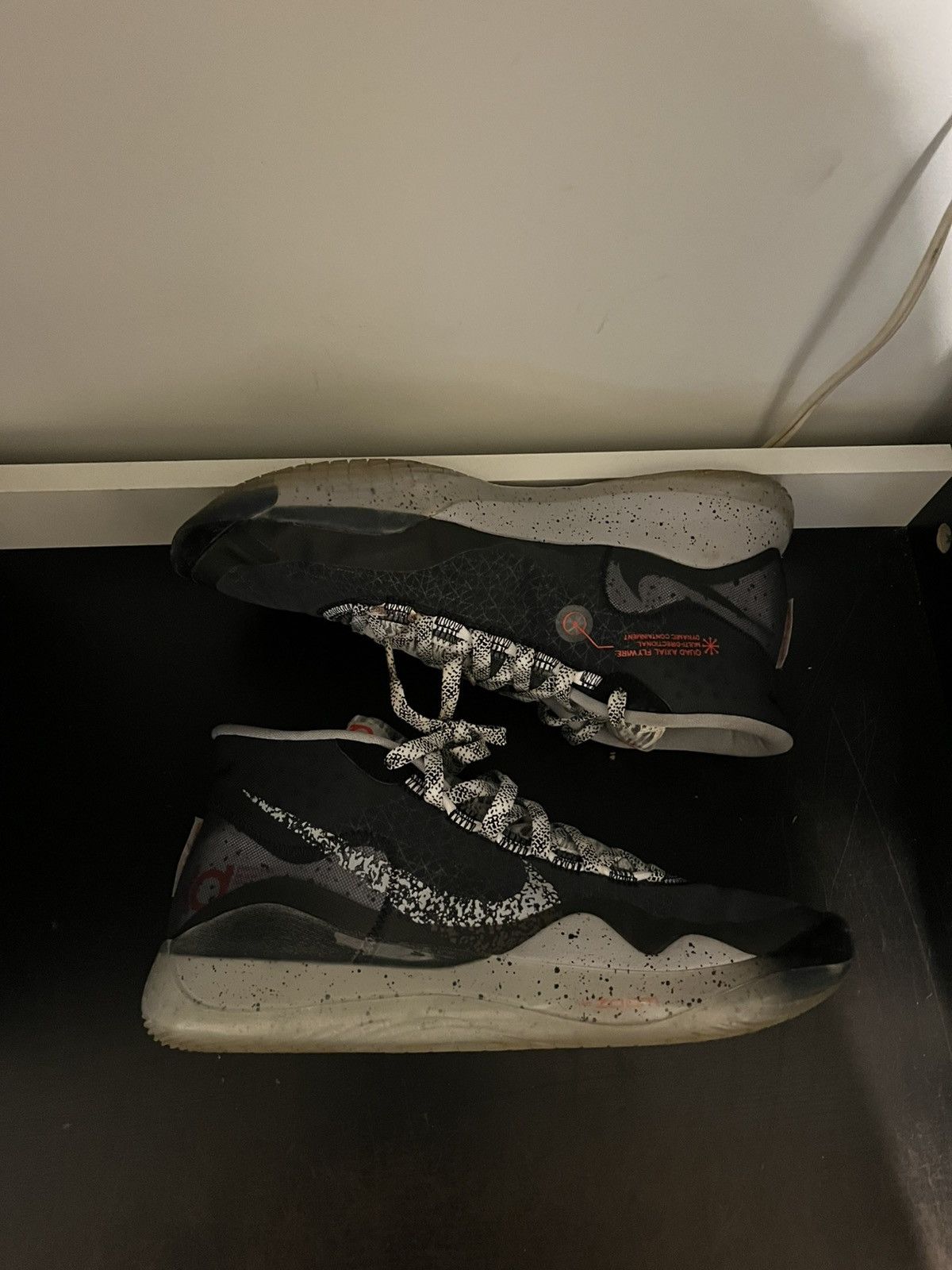 Nike Nike Zoom KD Kevin Durant 12 Black Cement Men’s AR4229-002 Size US 10.5 / EU 43-44 - 3 Thumbnail