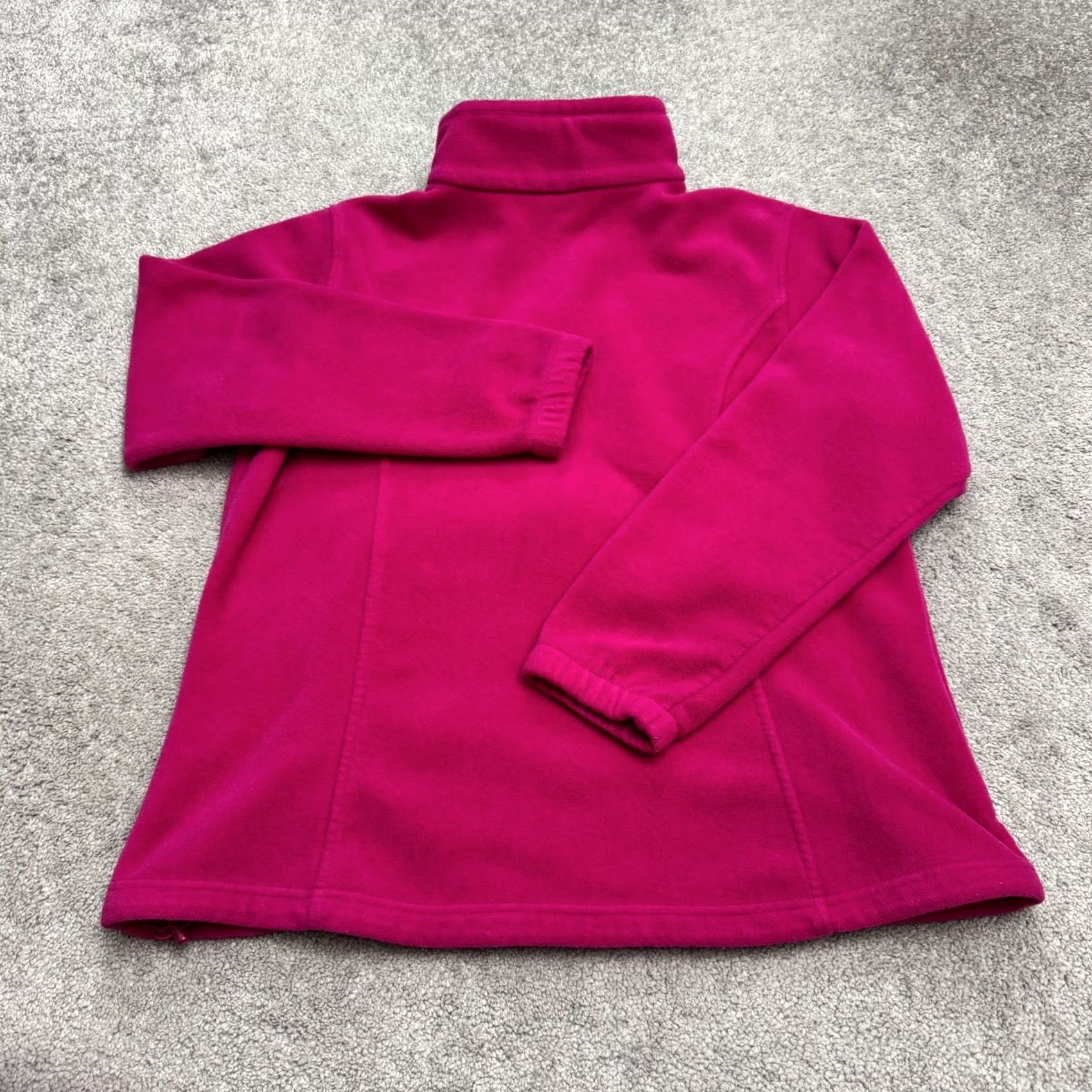 Pinko Columbia Benton Springs Fleece Jacket Womens 1X Pink Full Zip Pocket Outdoor Size XL / US 12-14 / IT 48-50 - 2 Thumbnail