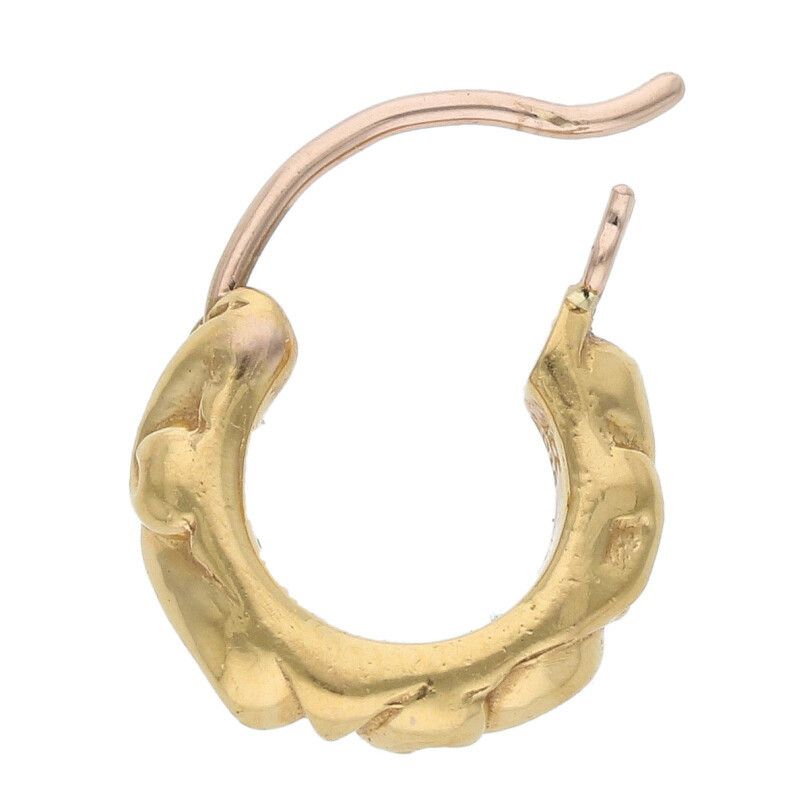 Chrome Hearts Chrome Hearts Tiny Hoop Scroll Earring Size ONE SIZE - 5 Thumbnail