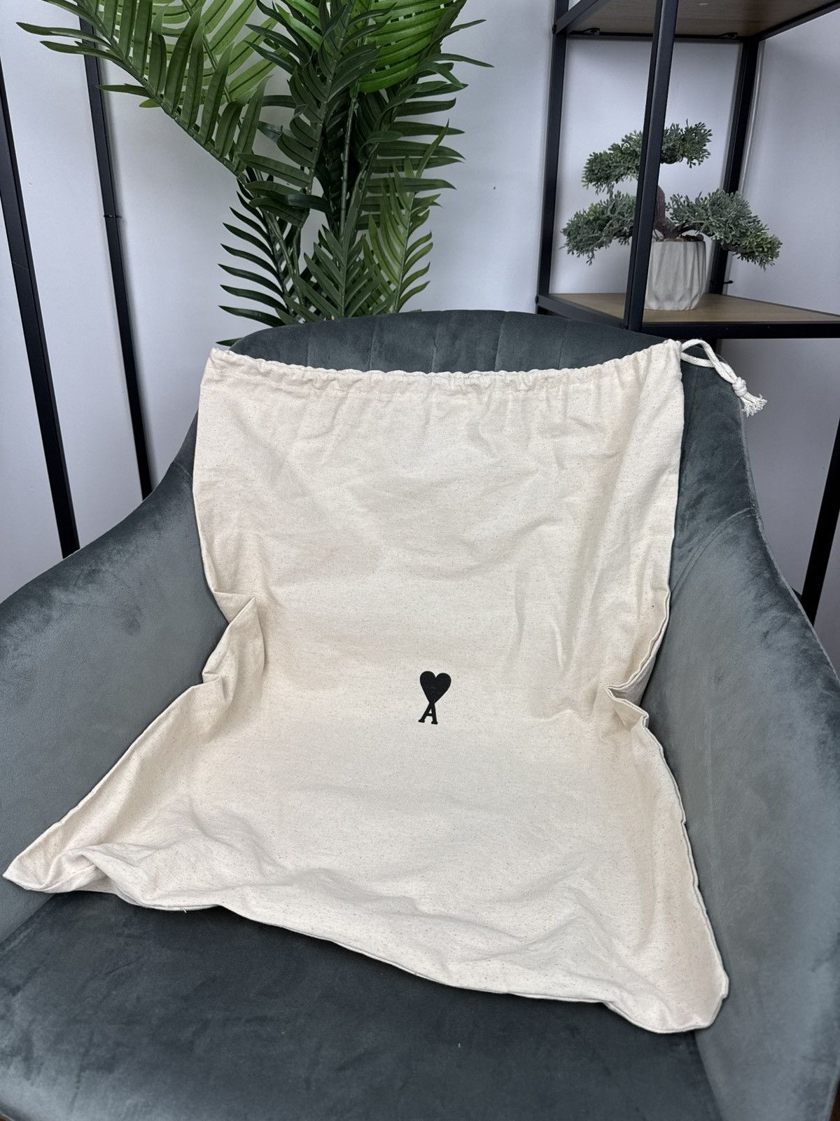 AMI × Designer AMI Paris Ami de Coeur Backpack Black OS Unisex Neylon Size ONE SIZE - 20 Thumbnail