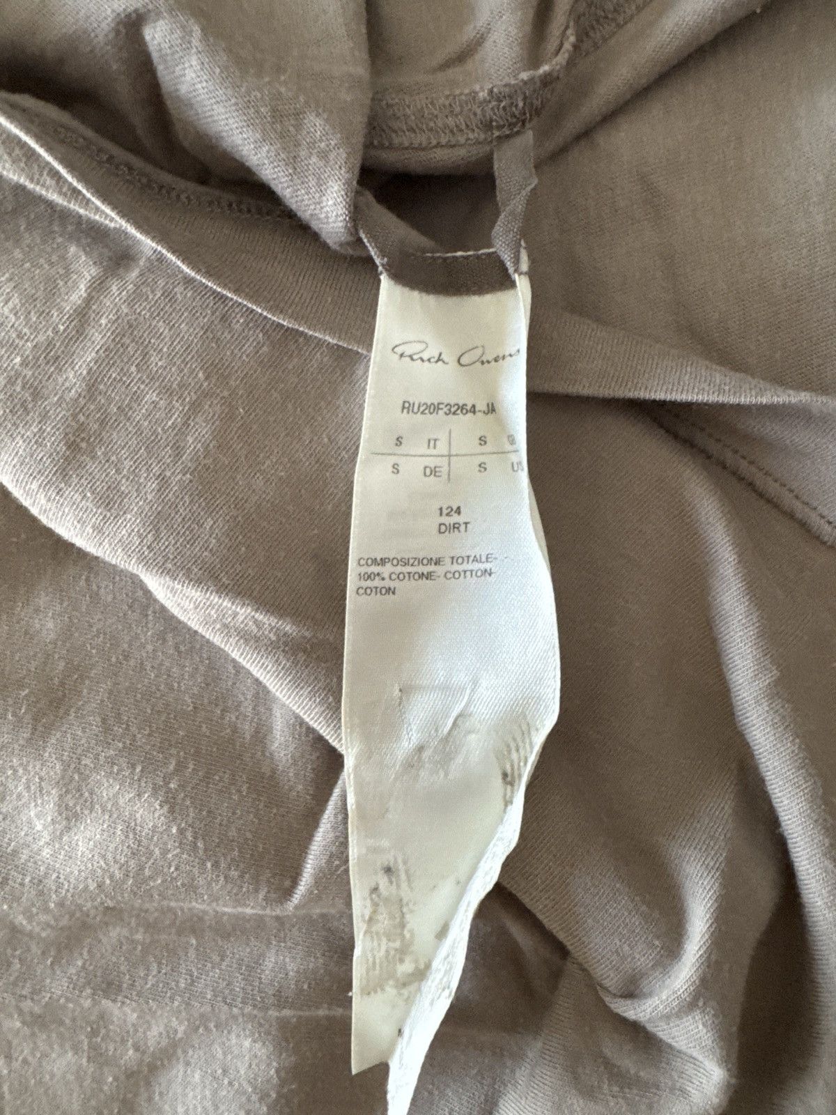 Rick Owens Level T Dirt Size US S / EU 44-46 / 1 - 2 Thumbnail