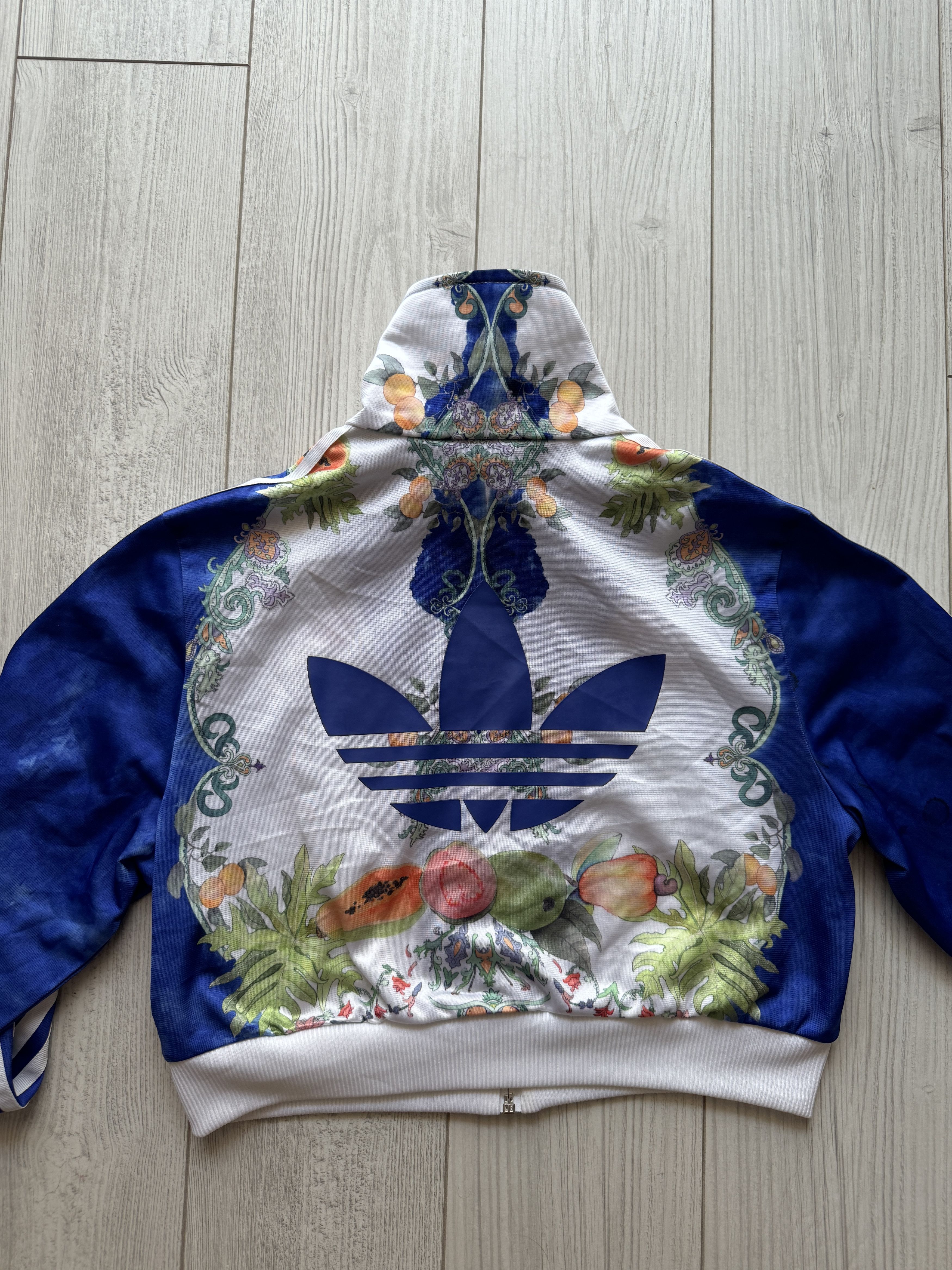Adidas Adidas Firebird Cropped Jacket – Rare Brazil Fruit Floral Size S / US 4 / IT 40 - 2 Thumbnail