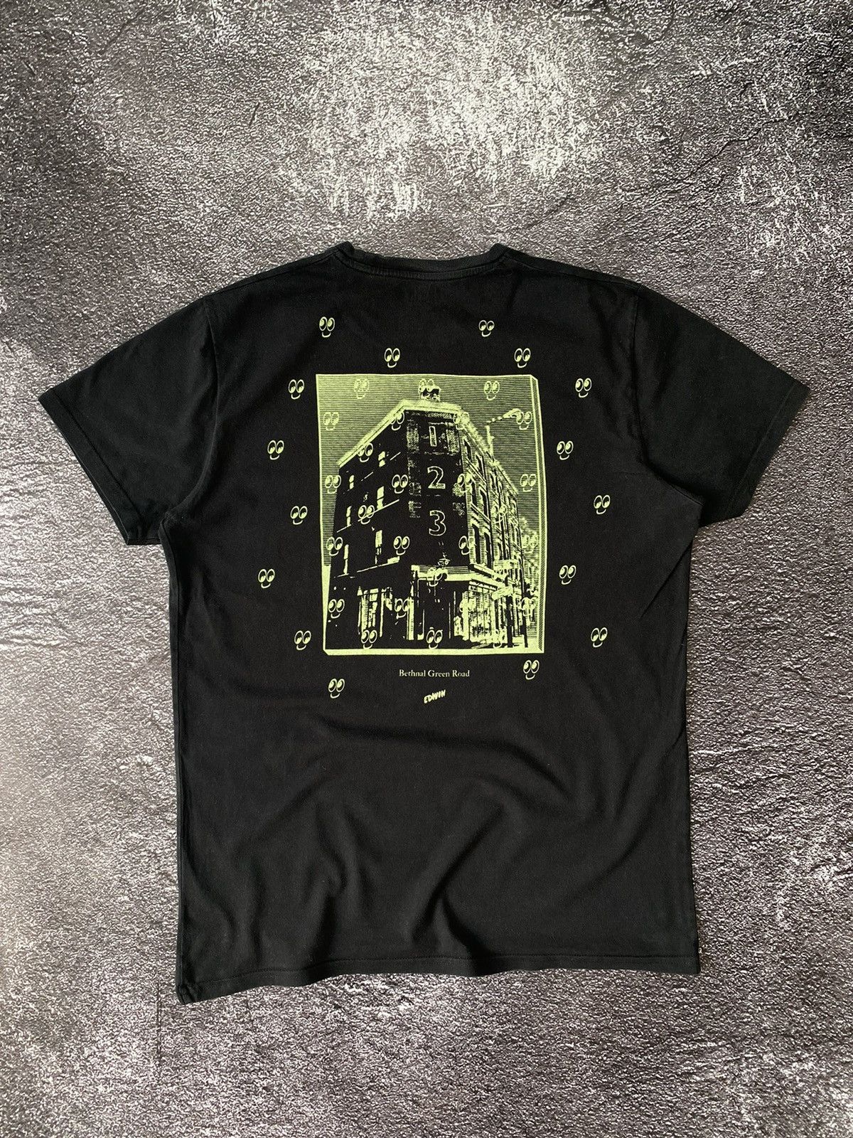 Edwin Edwin Marketing TS Bethnal Green Road Black T-Shirt Size M Size US M / EU 48-50 / 2 - 1 Thumbnail