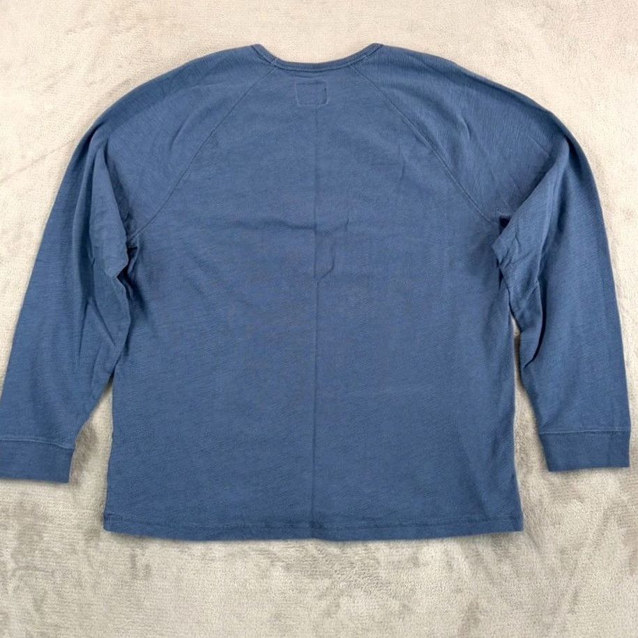 Abercrombie & Fitch VINTAGE Abercrombie & Fitch Embroidered Center Logo Sweatshirt Blue Slub Men 2XL Crew Size US XXL / EU 58 / 5 - 4 Thumbnail