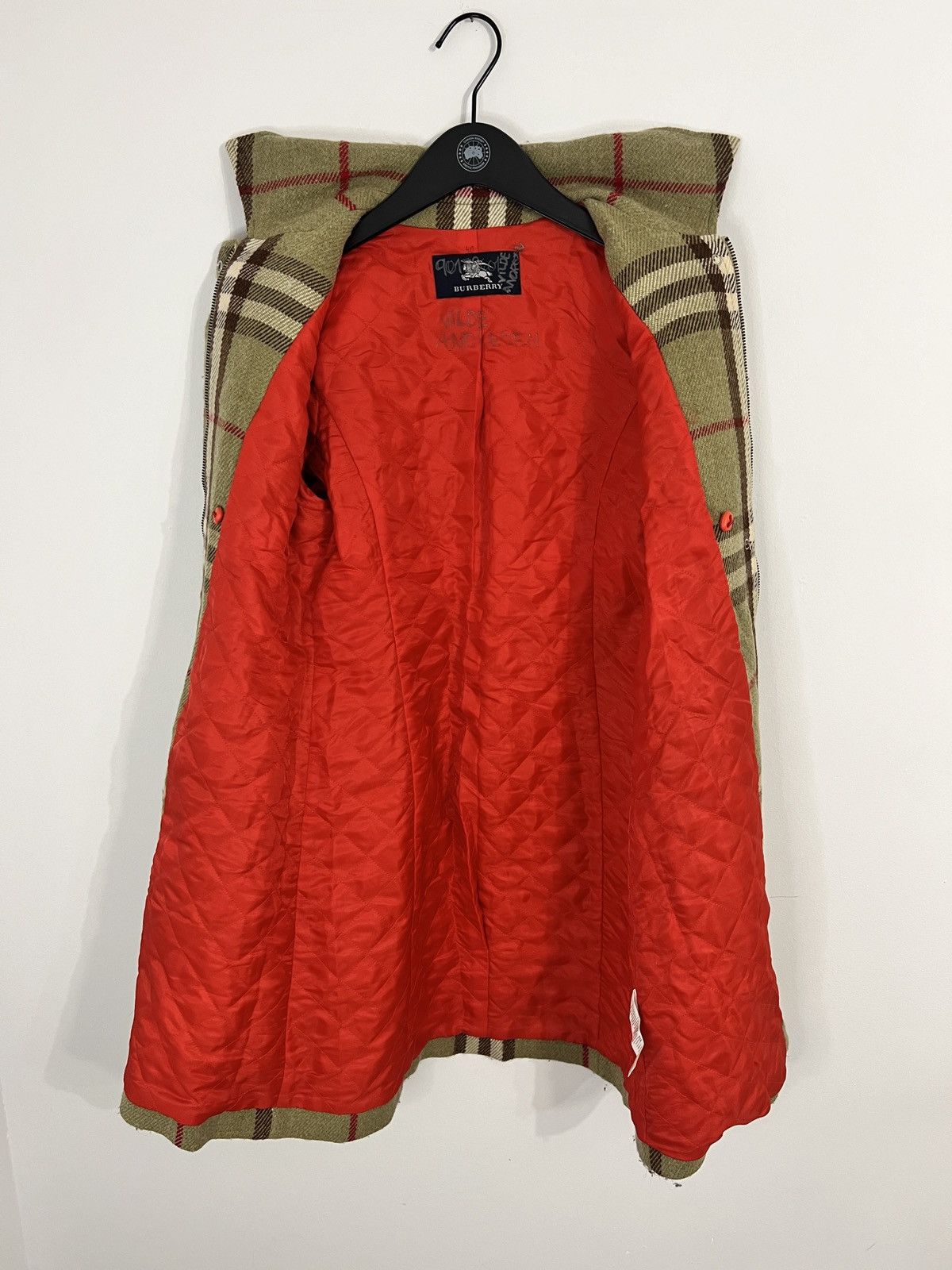 Burberry × Vintage Vtg Burberry Wool coat Size S / US 4 / IT 40 - 15 Thumbnail
