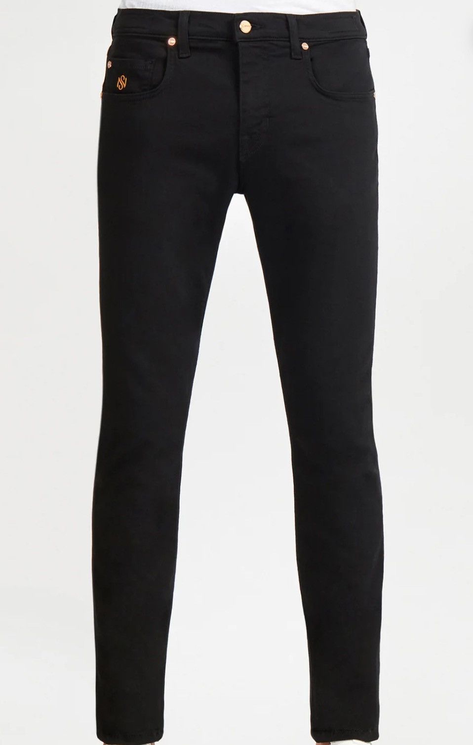Other SOUL OF NOMAD Akira Skinny Denim Jeans NightRider Black Size US 32 / EU 48 - 1 Thumbnail