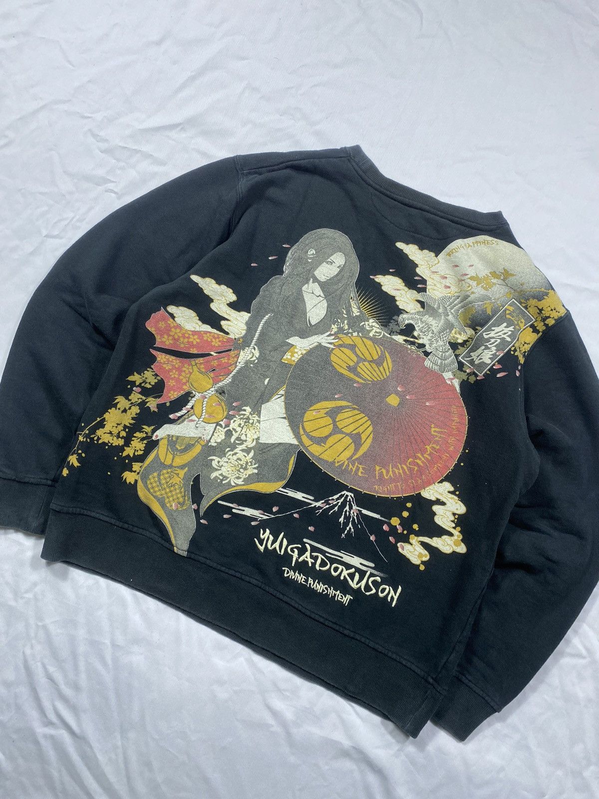 Karakuri Tamashii Japanese Sukajan Geisha retribution sweatshirt Size US M / EU 48-50 / 2 - 5 Thumbnail