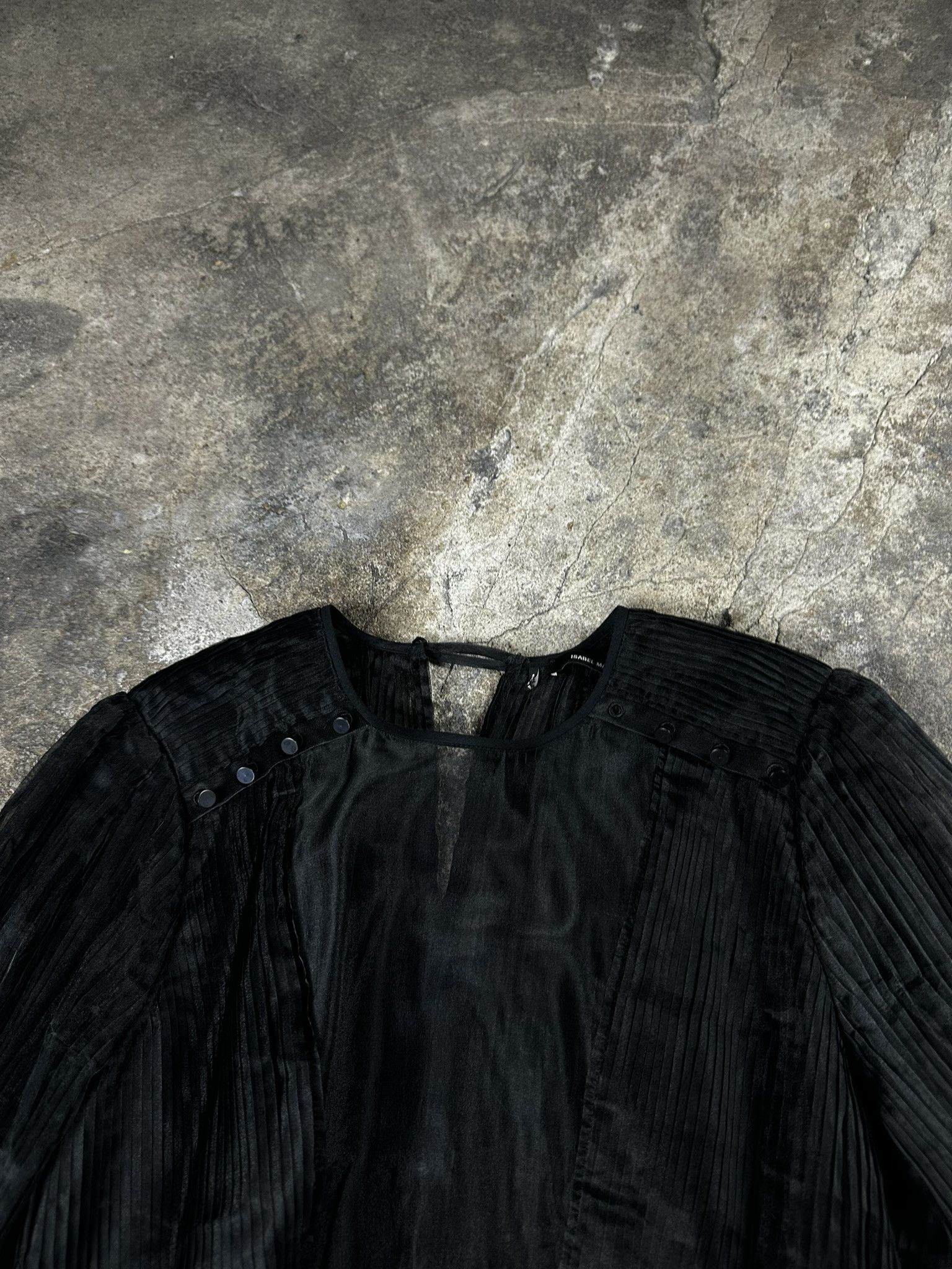 Isabel Marant Isabel Marant Pleated Avant Garde Viscose Blouse Size L / US 10 / IT 46 - 4 Thumbnail