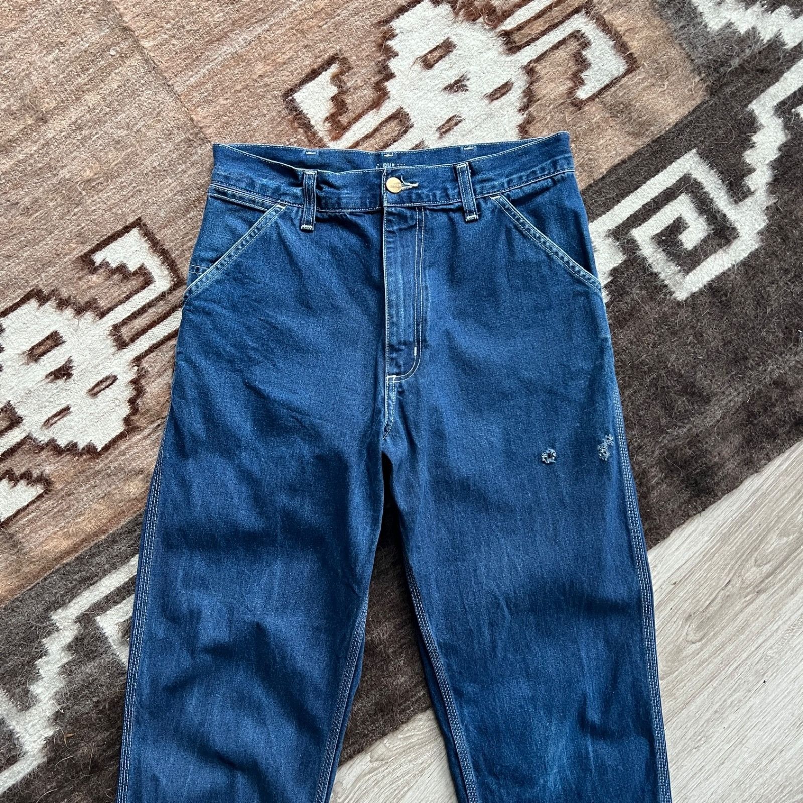 Carhartt Wip Carhartt WIP Simple Pant Denim Work Jeans 9626AC Size US 30 / EU 46 - 8 Thumbnail