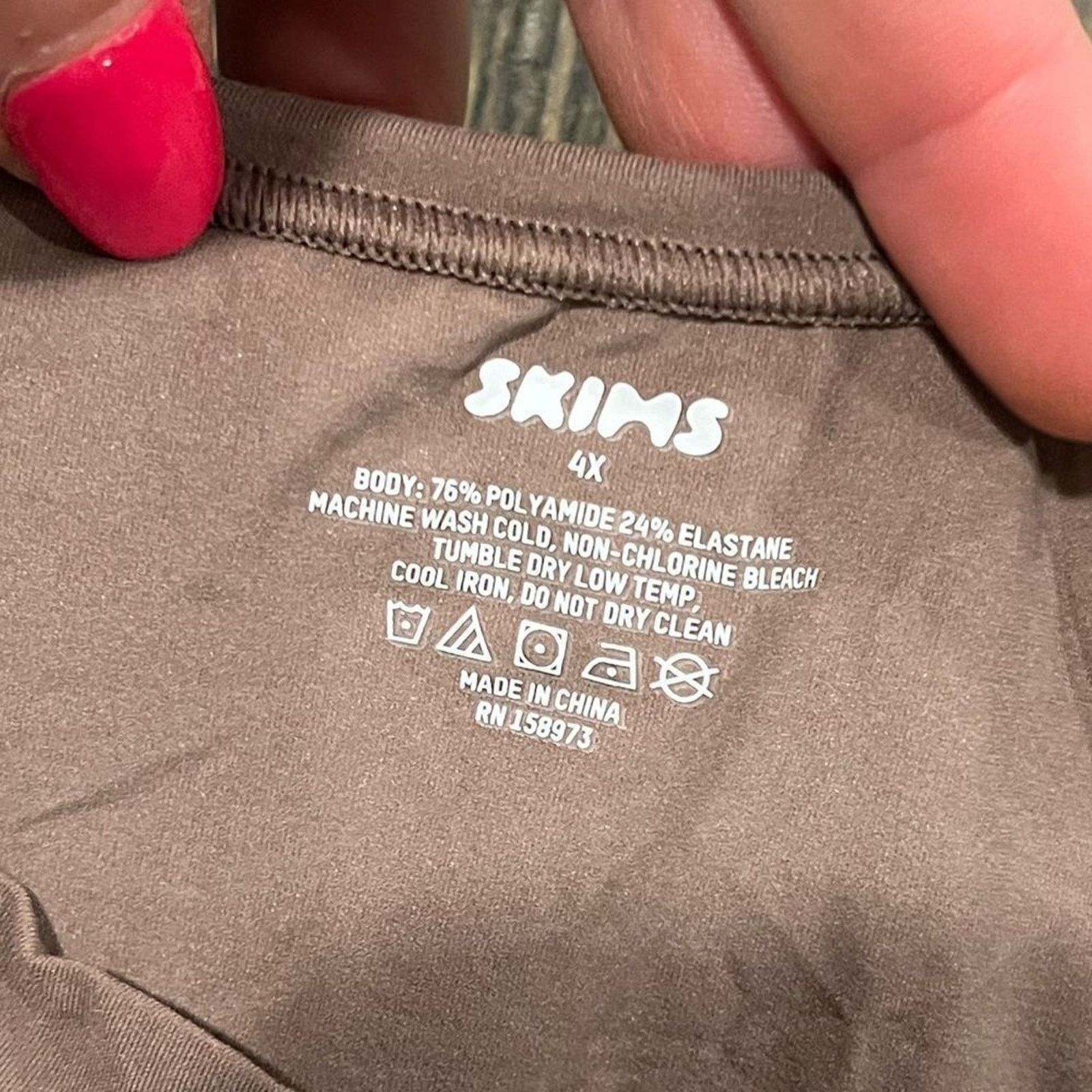 SKIMS NWT Skims Fits Everybody Super Cropped T-Shirt Crewneck 4X Size 4XL / US 24-26 - 2 Thumbnail