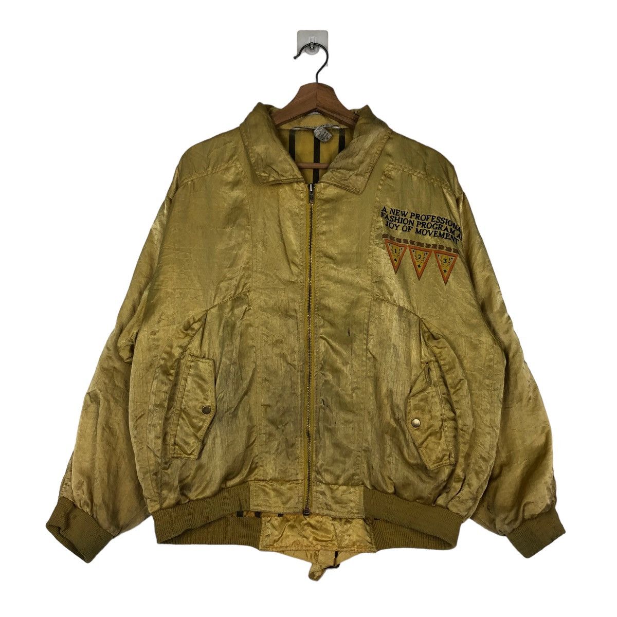 Japanese Brand × Vintage 📌VINTAGE BOMBER JACKET BREE-ZEE BIG LOGO JAPAN Size US M / EU 48-50 / 2 - 2 Thumbnail