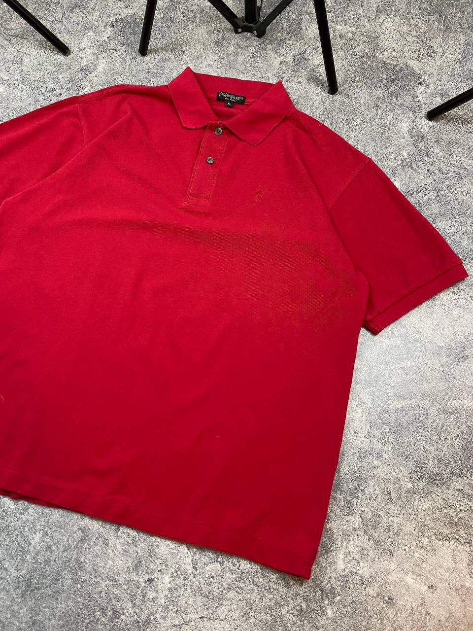 Vintage × Yves Saint Laurent Vintage YSL Yves Saint Laurent polo t shirt Size US XL / EU 56 / 4 - 3 Thumbnail