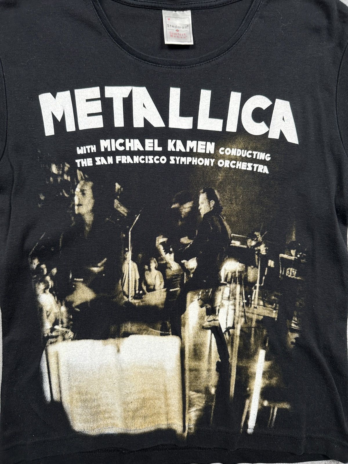 Metallica Vintage Metallica Tour Overprint With Michael Kamen Tee 90s Size M / US 6-8 / IT 42-44 - 5 Thumbnail