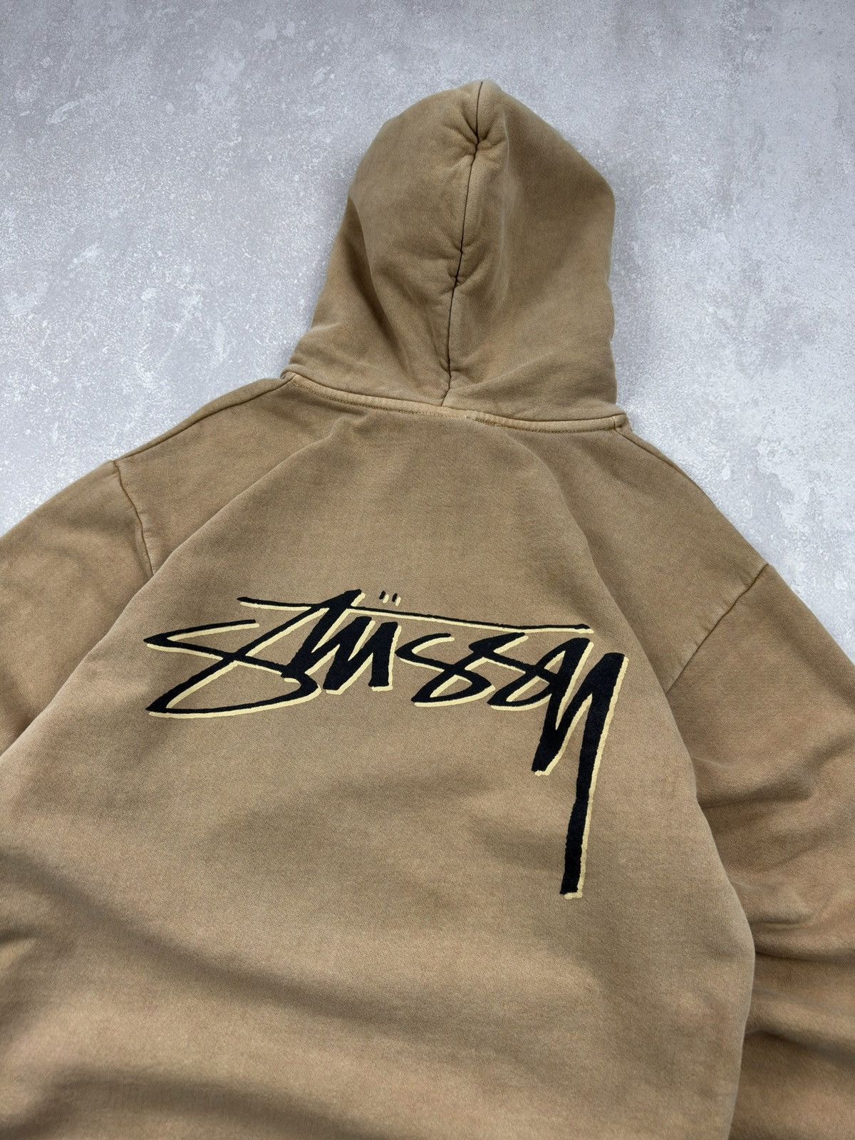Stussy Stussy x Our Legacy Shadow Pigment Dyed Desert Hoodie USA Size US M / EU 48-50 / 2 - 12 Thumbnail