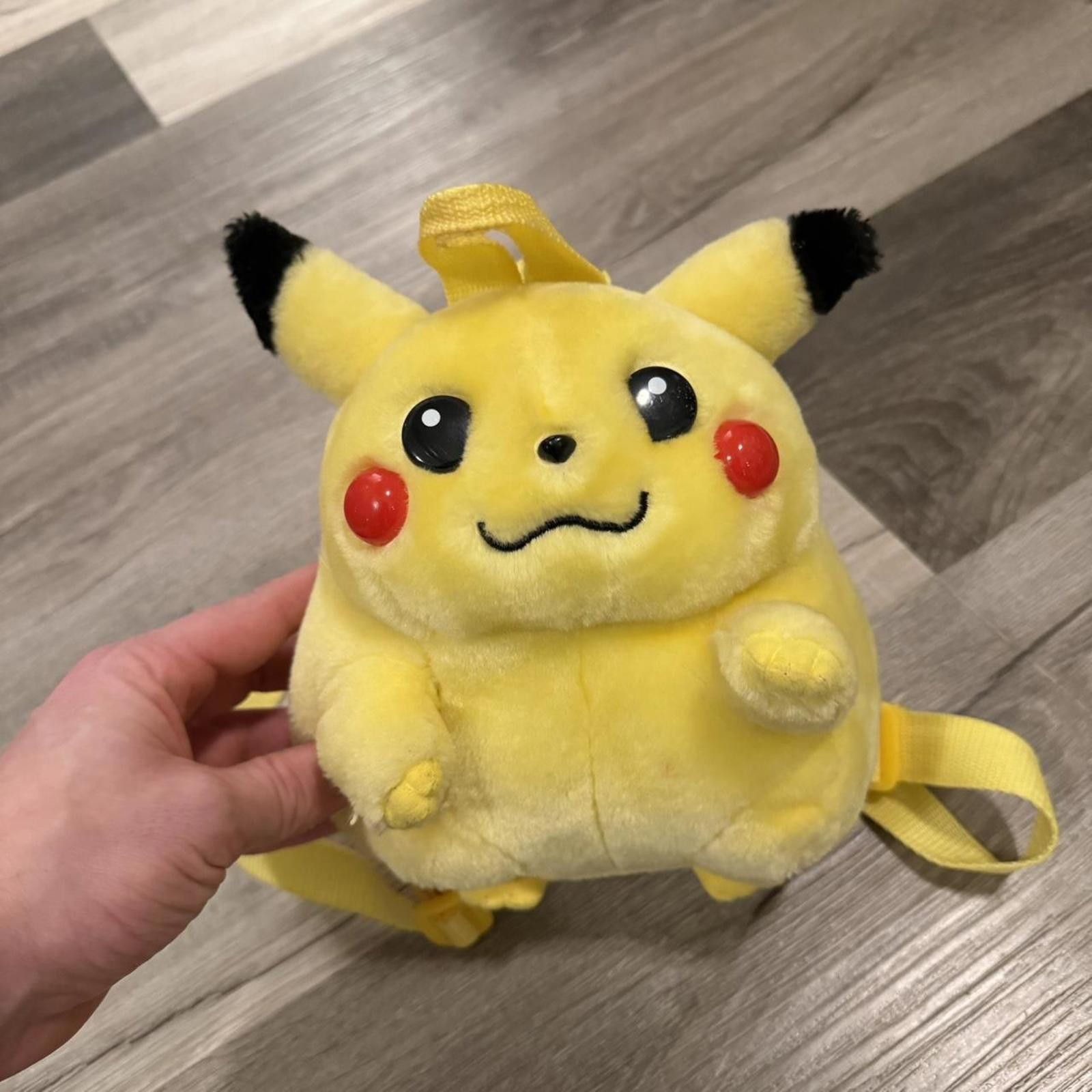 Vintage Pokémon plush backpack 1999 bag pikachu