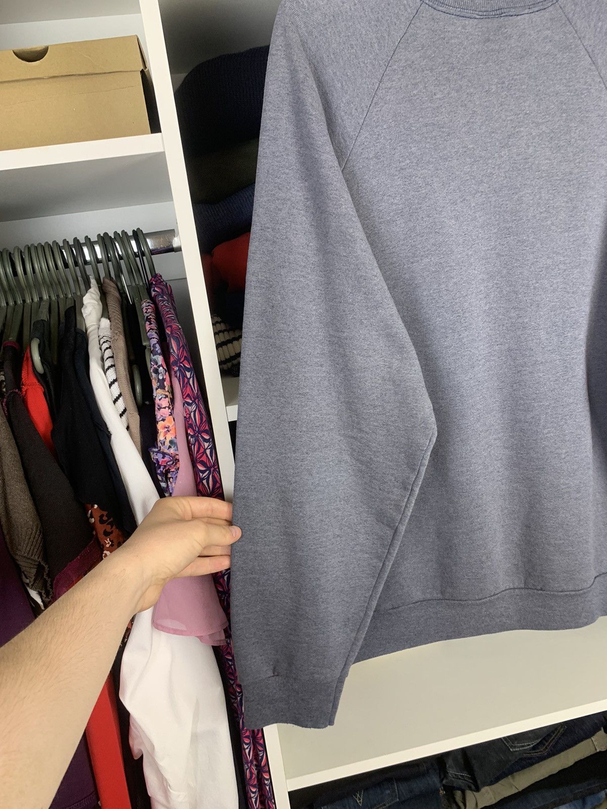 Fruit Of The Loom Vintage Fruit Of The Loom Faded Blank Sweatshirt Size US L / EU 52-54 / 3 - 20 Thumbnail