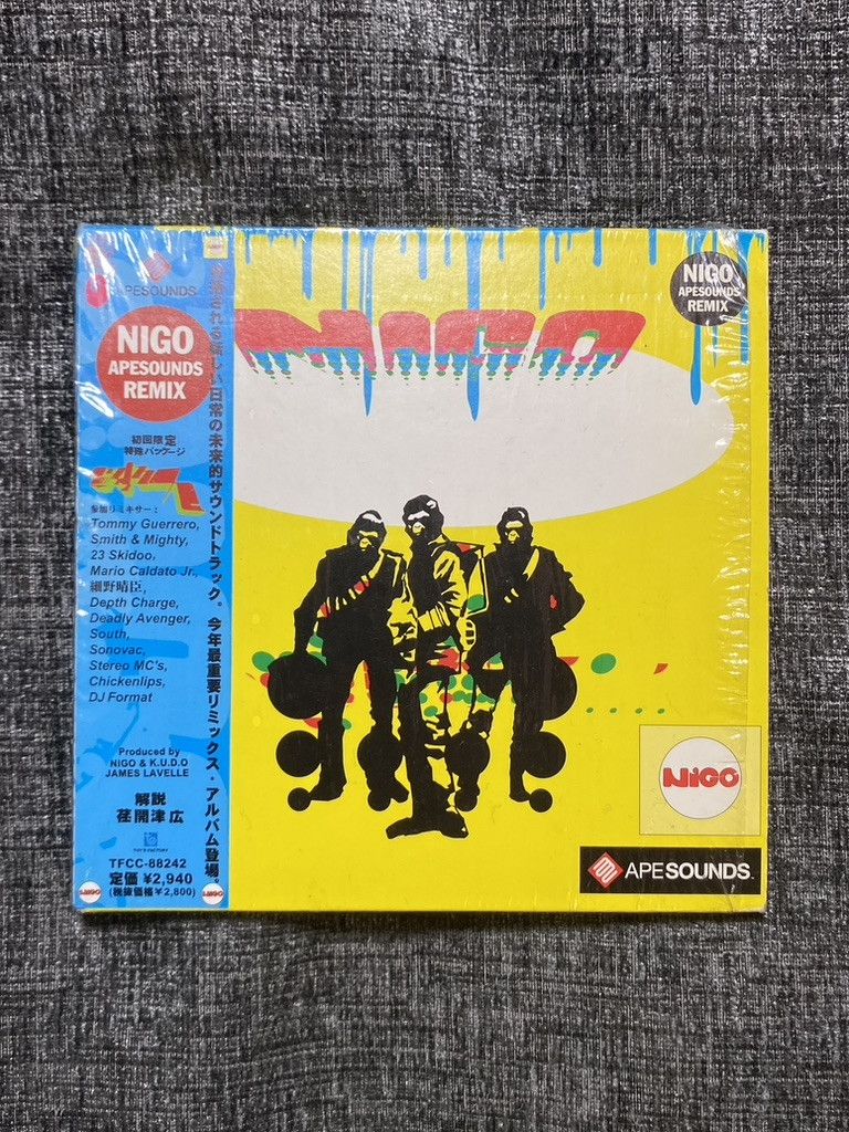Bape × Nigo 2001 Original Ape Sounds Remix Compilation CD by Nigo Size ONE SIZE - 1 Thumbnail