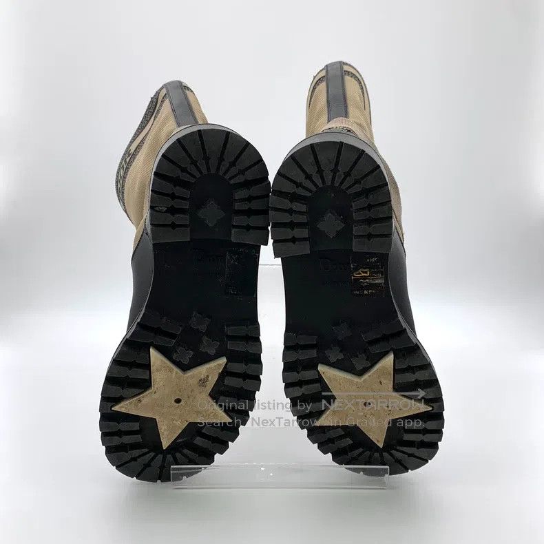 Dior Dior Grey-brown knitted logo letter leather stitching high Size US 12 / IT 42 - 5 Thumbnail