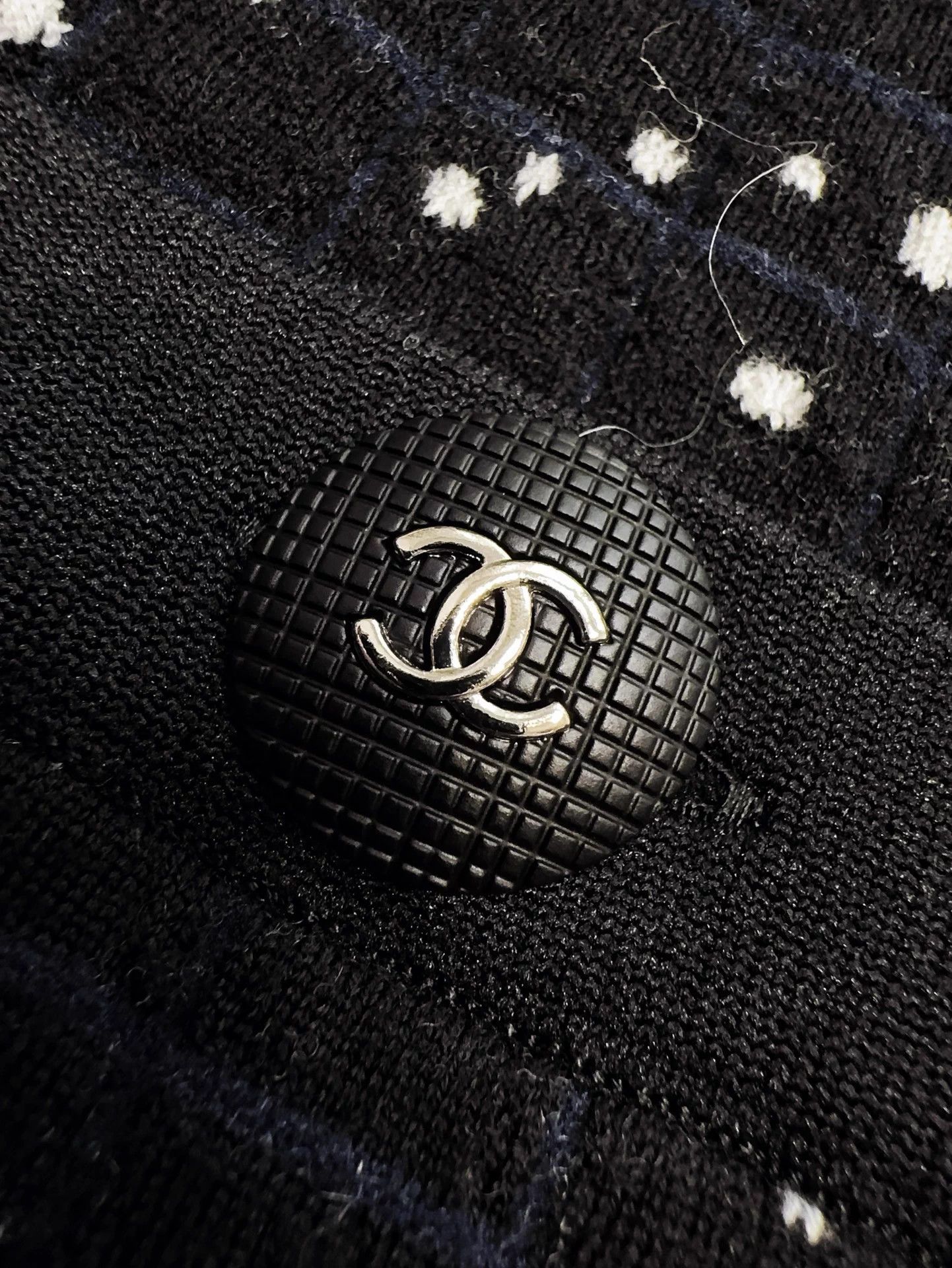 Chanel CHANEL 20n Cocow Ski Crystal Double C Knit LS Dress 36 New Size XS / US 0-2 / IT 36-38 - 6 Thumbnail
