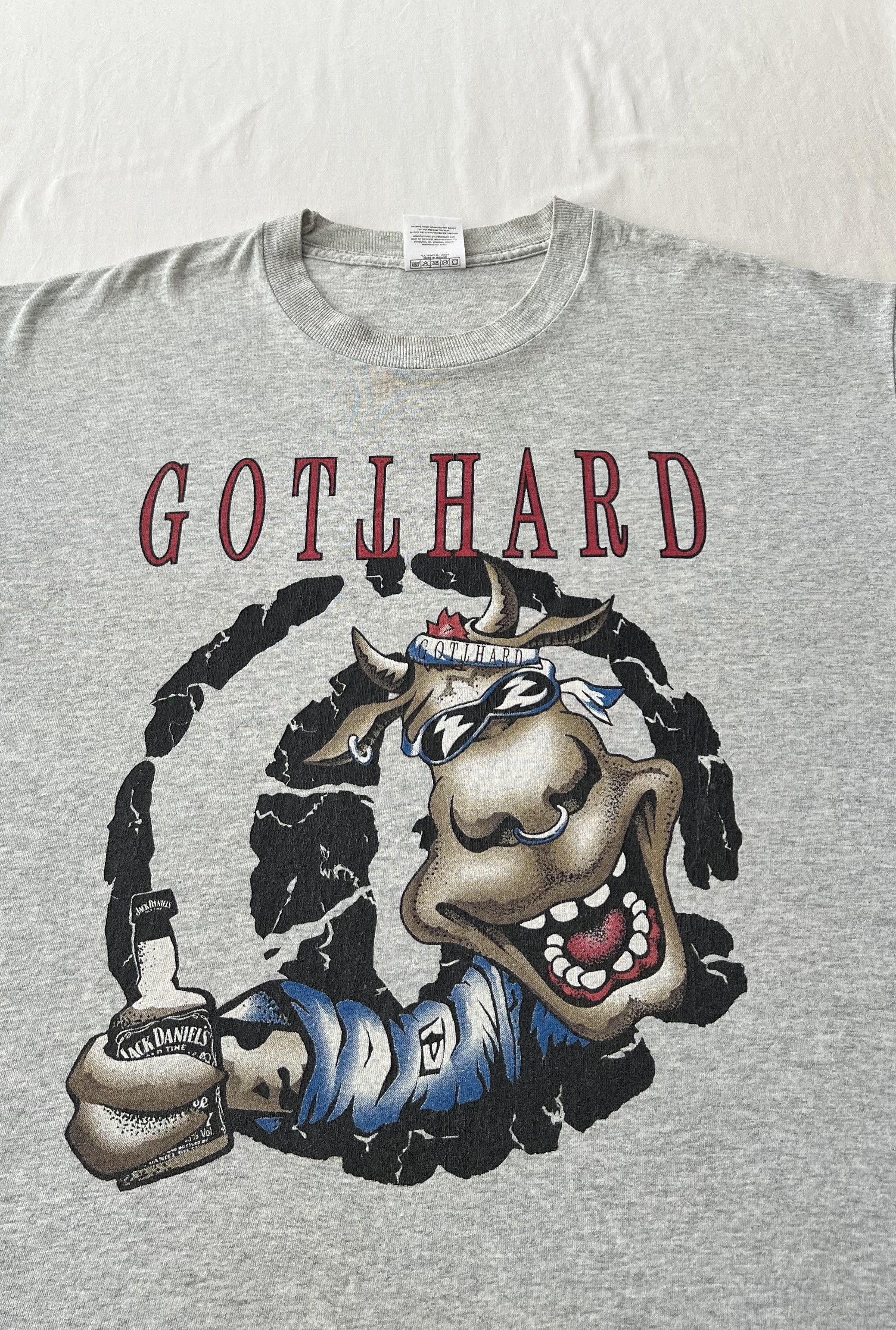 Band Tees Vintage 1996 Gotthard Summer Festival Gray T-shirt Size US L / EU 52-54 / 3 - 3 Thumbnail