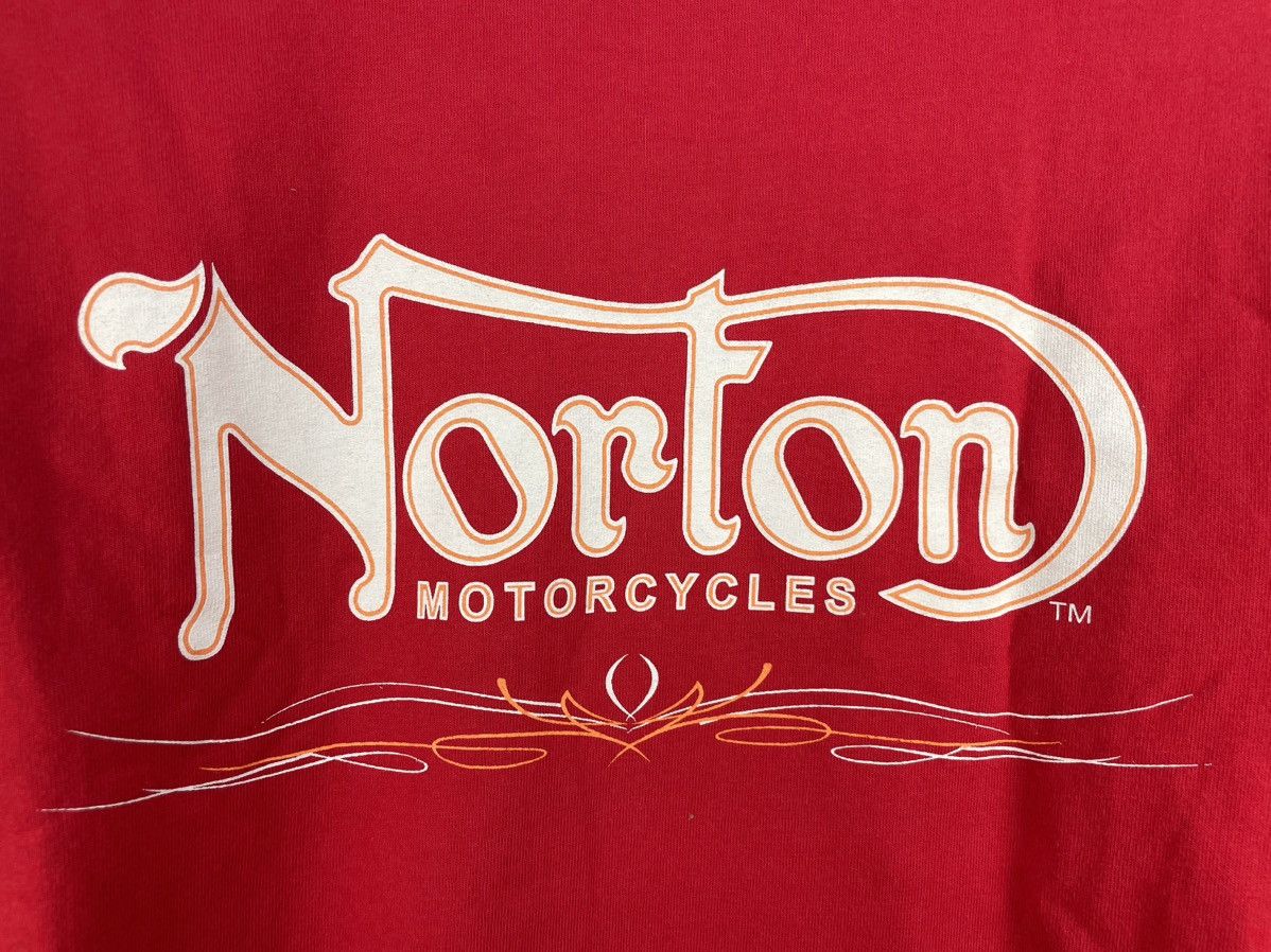 Norton Vintage Norton Motorcycle pinstripe long sleeve shirt Size US M / EU 48-50 / 2 - 4 Thumbnail