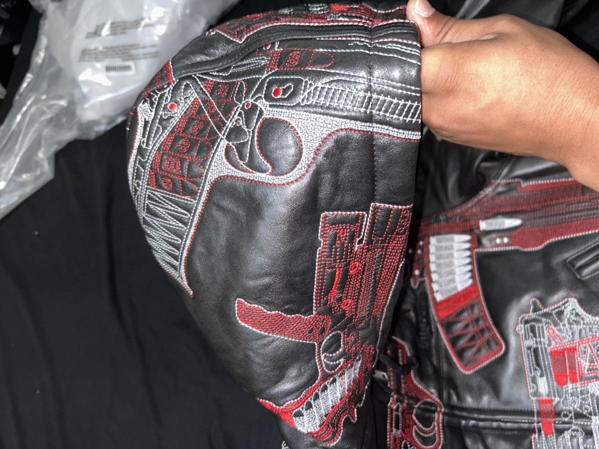 Supreme Supreme Gun Leather Jacket Size US S / EU 44-46 / 1 - 7 Thumbnail