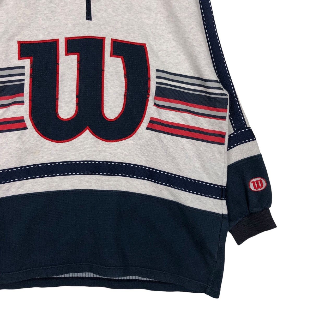 Japanese Brand × Vintage × Wilson Vintage Wilson Sweatshirt Big Logo Spell Out Streetwear Size US M / EU 48-50 / 2 - 4 Thumbnail