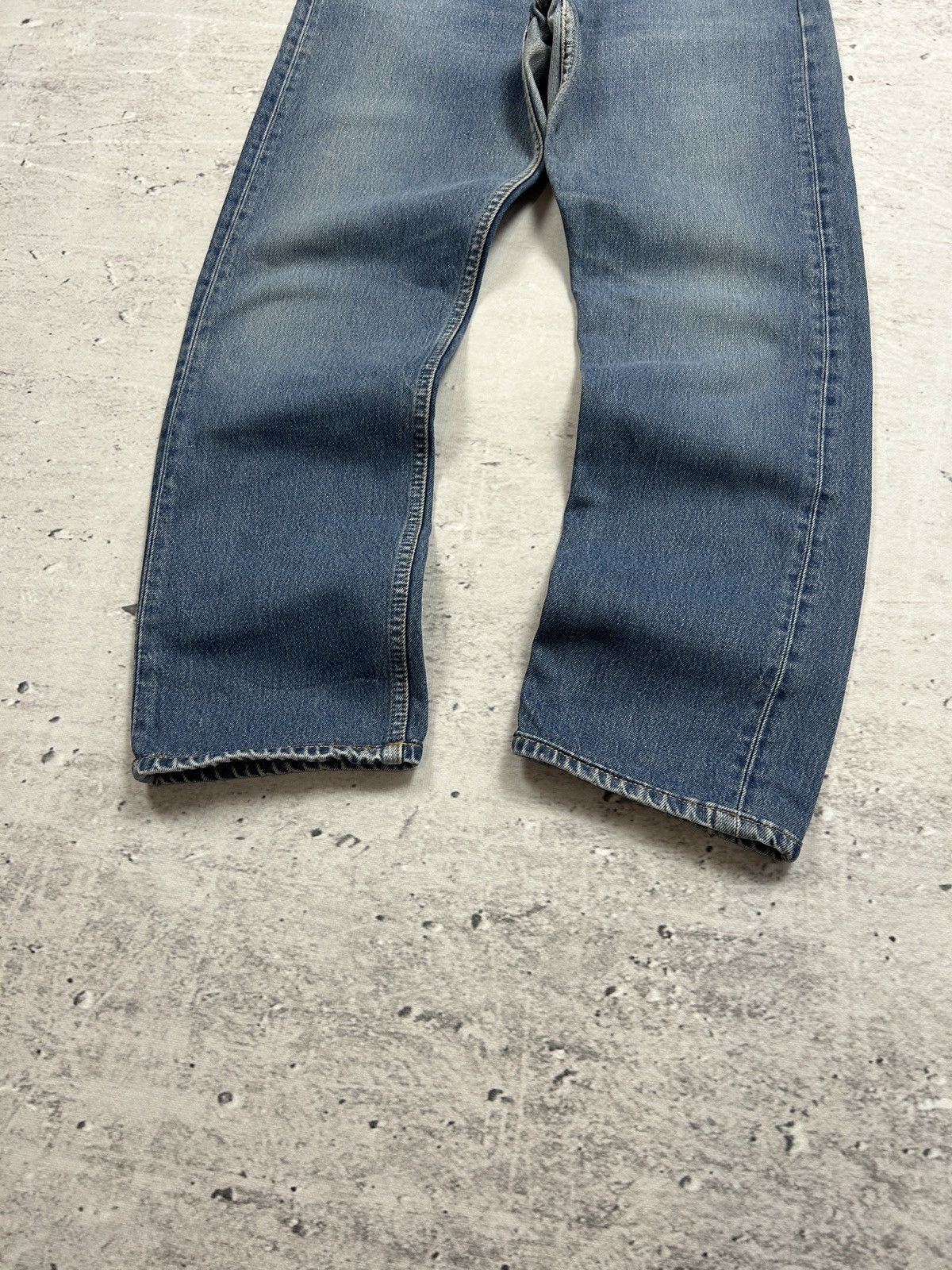 Levi's Vintage Clothing 💥Vintage Levis 501 Washed Baggy Wide Leg Denim Jeans 90s💥 Size US 32 / EU 48 - 8 Thumbnail
