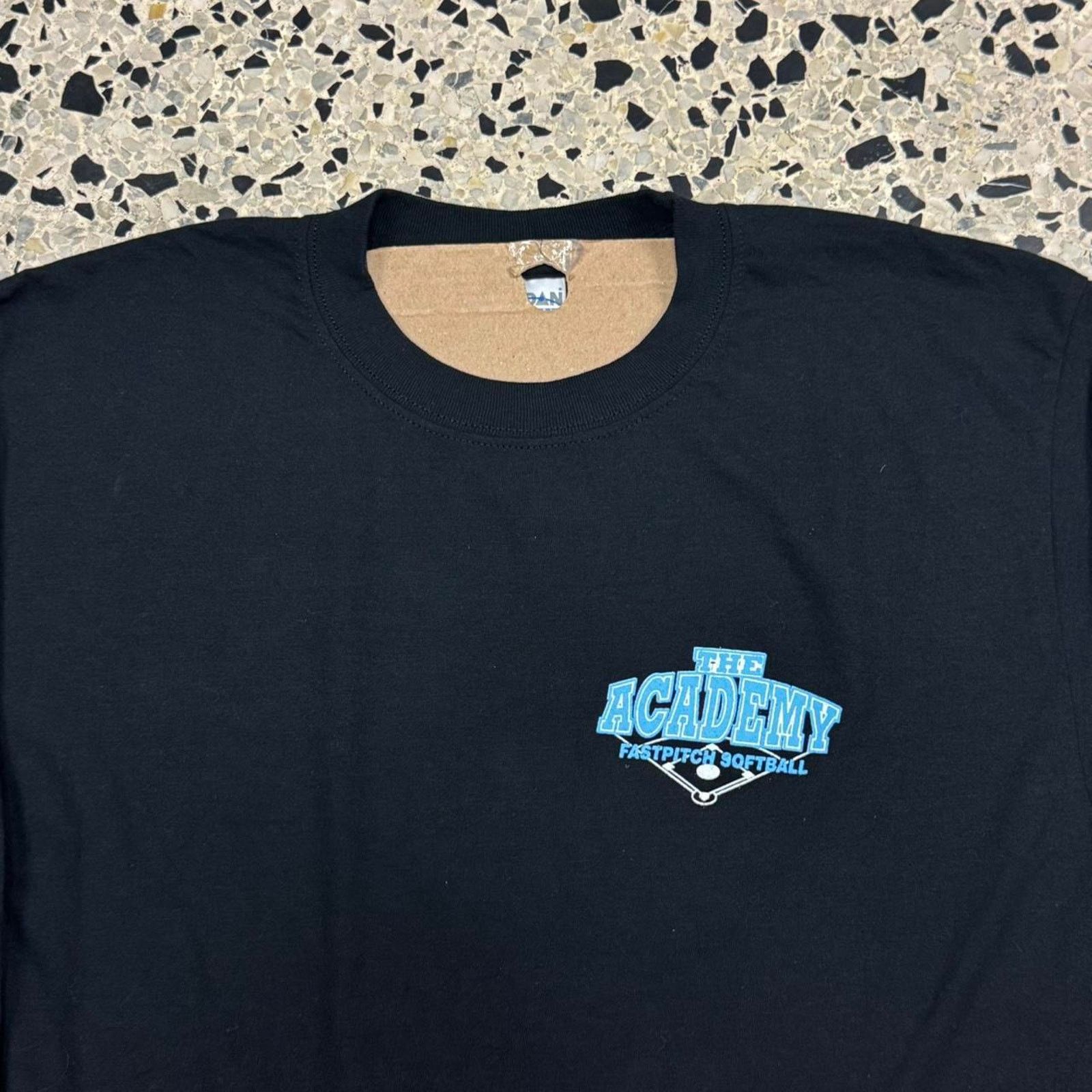 Gildan × Vintage VINTAGE Y2K ACADEMY SOFTBALL THERE'S NOTHING SOFT L/S TEE: Size US L / EU 52-54 / 3 - 3 Thumbnail