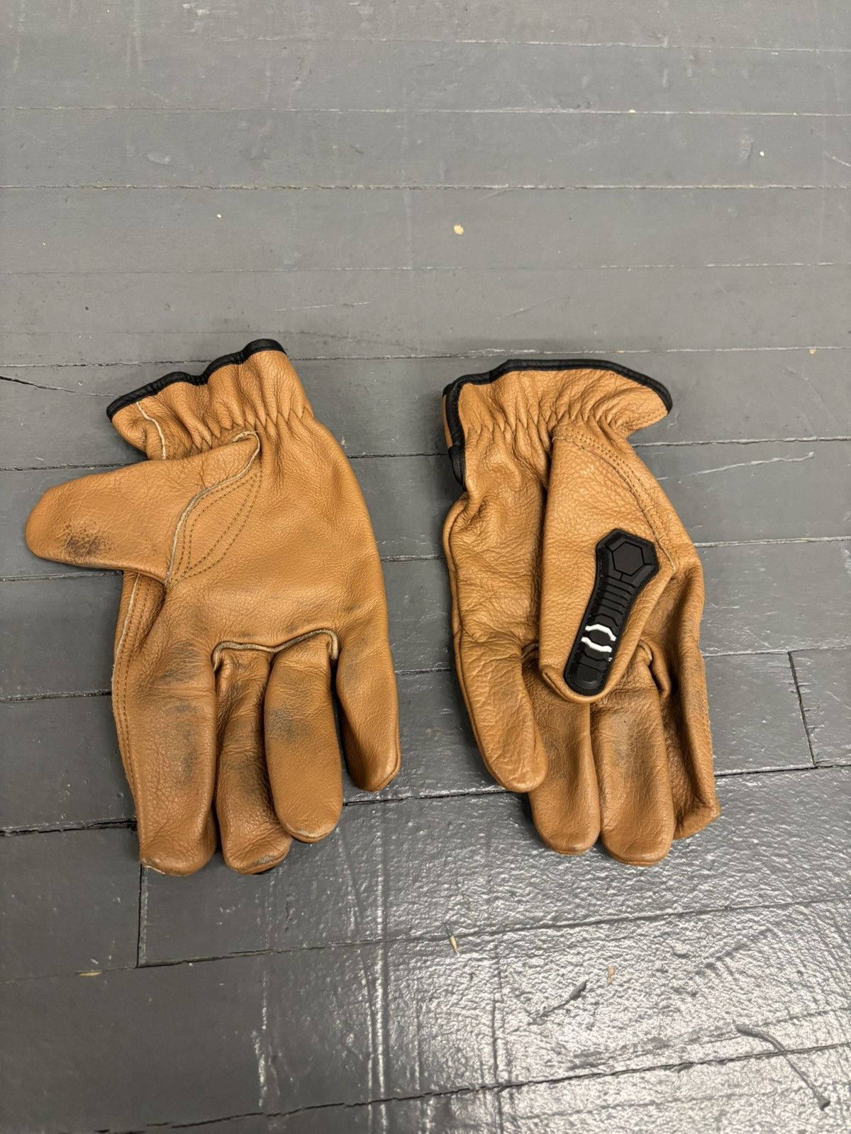 GOREWEAR Husky motorcycle leather gloves Size ONE SIZE - 3 Thumbnail