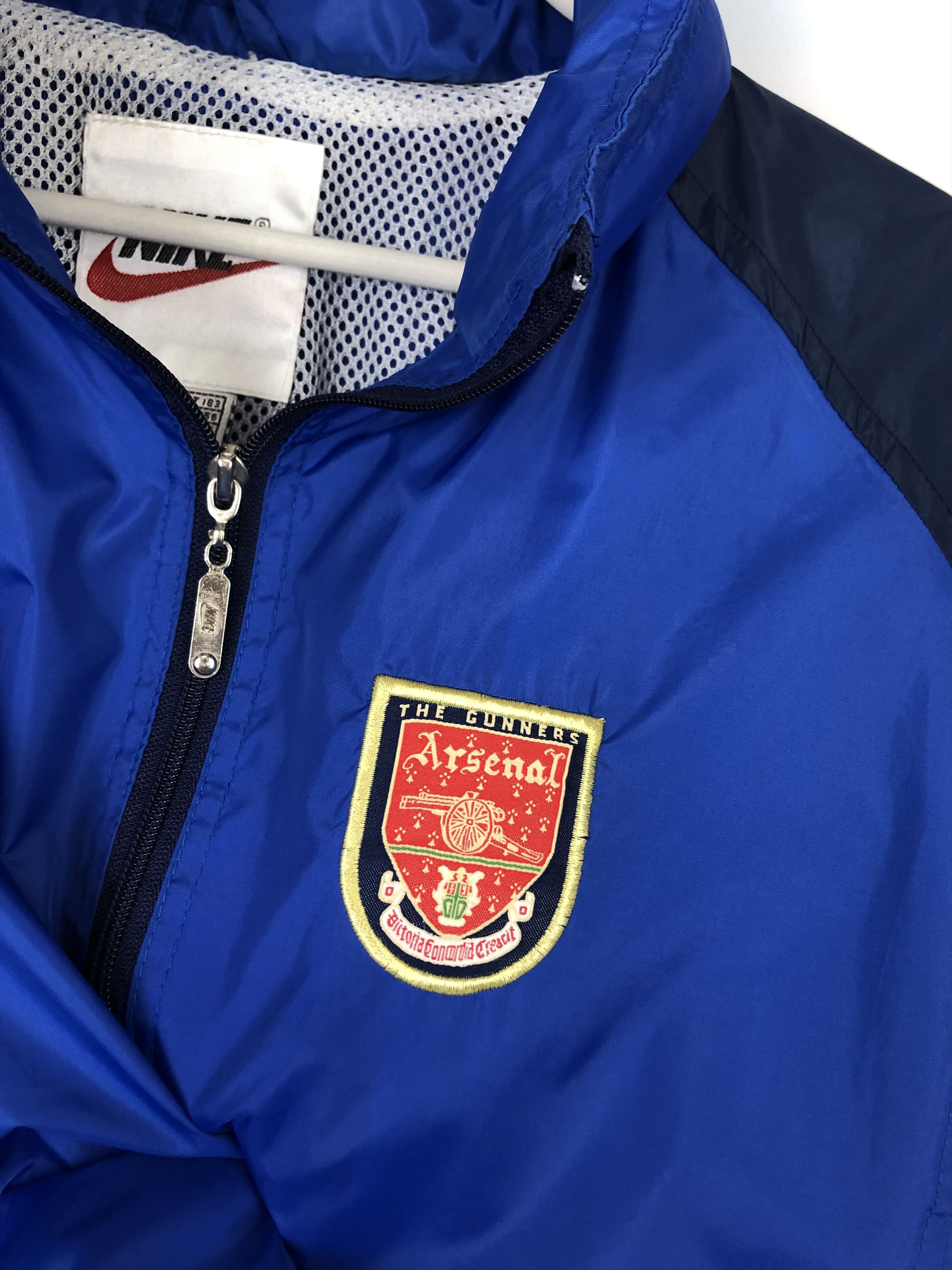 Nike Vintage 90's Nike Arsenal Football Jacket Soccer Track Top Size US M / EU 48-50 / 2 - 3 Thumbnail