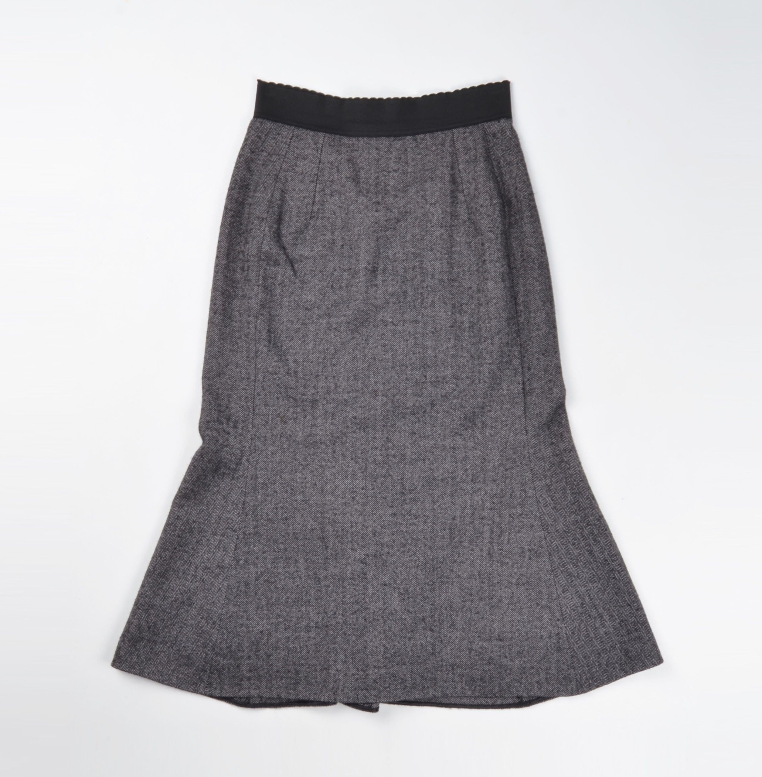 Dolce & Gabbana Dolce & Gabbana Wool Tweed Midi Skirt Size 28" / US 6 / IT 42 - 4 Thumbnail