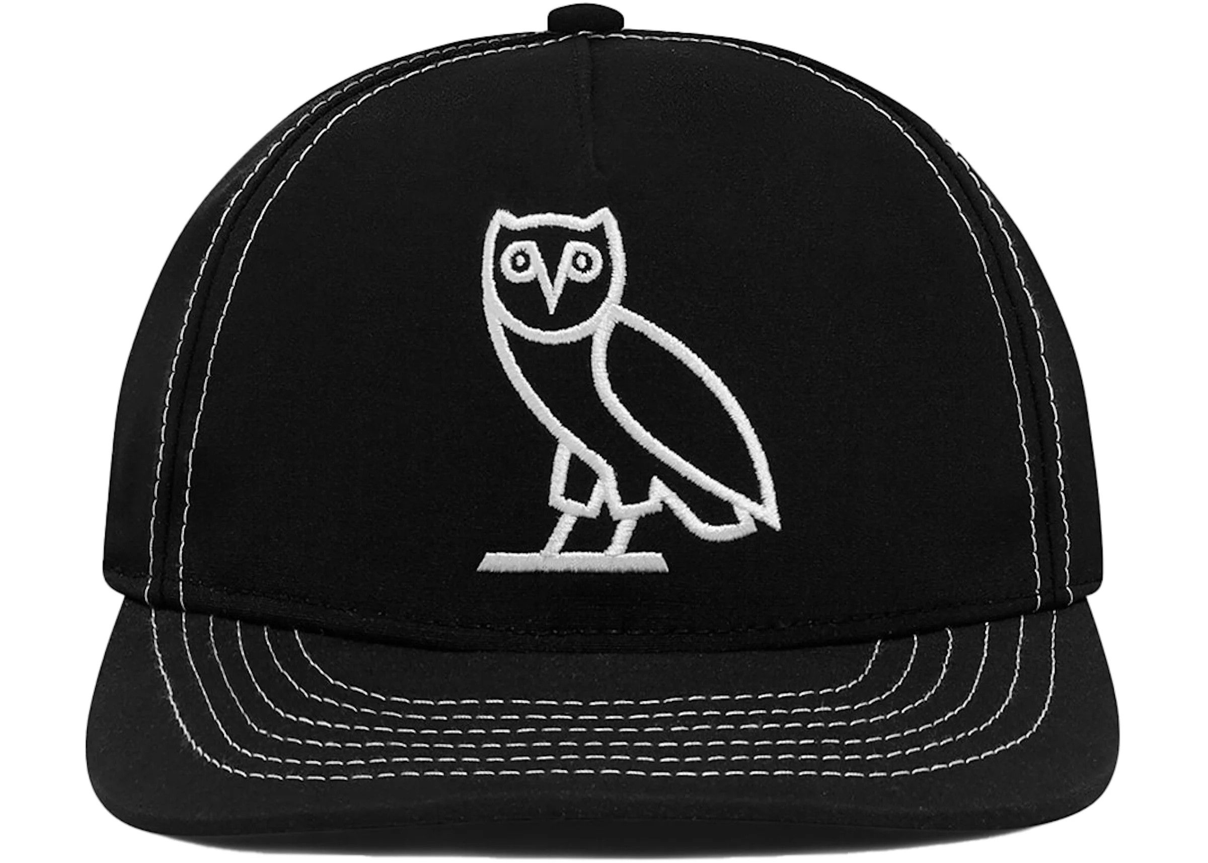 Drake OVO OG Owl Contrast Stitch Snapback Hat Cap Black Size ONE SIZE - 1 Thumbnail