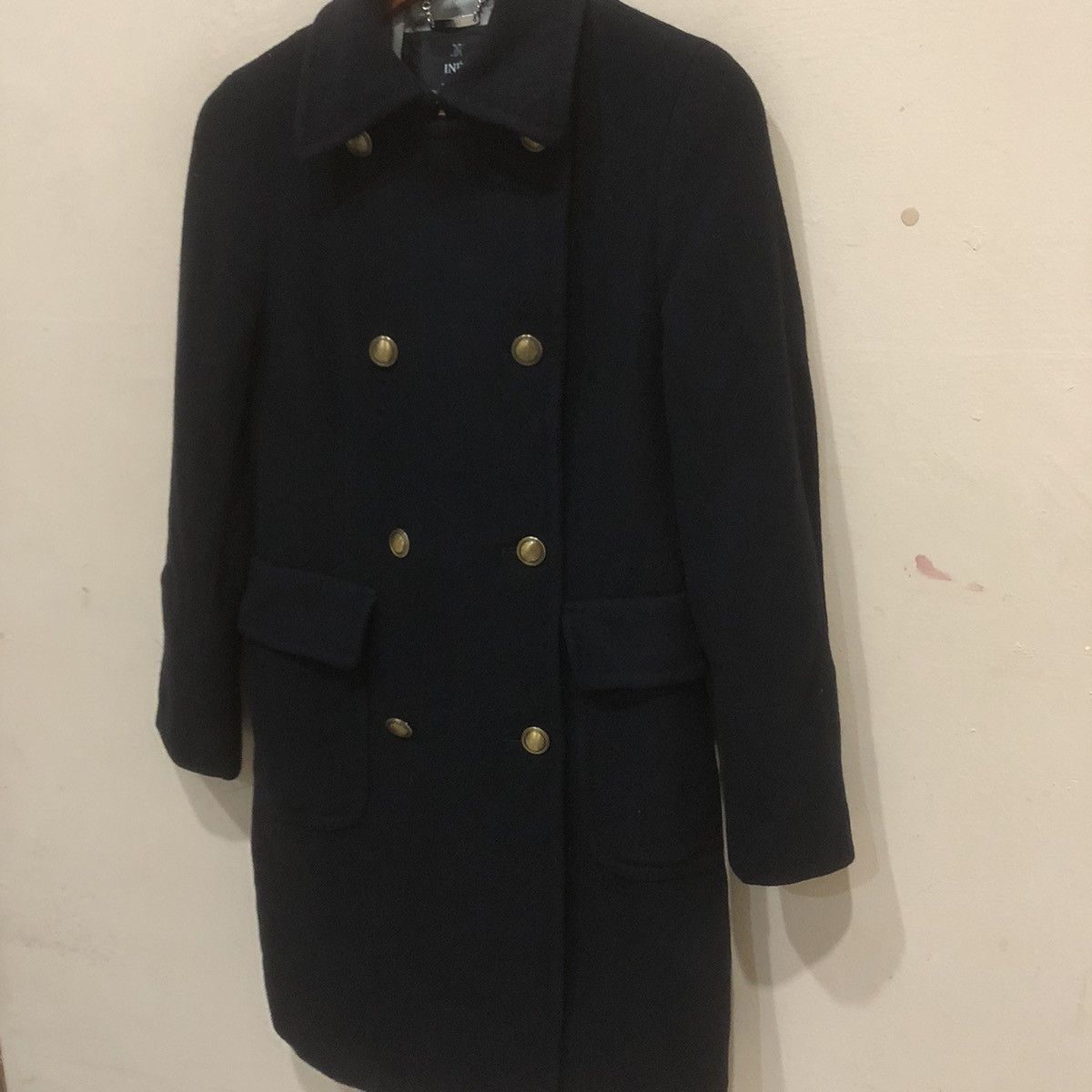 Issey Miyake × Japanese Brand Ined By Issey Miyake Wool Long Coat Size XXS / US 00 / IT 34 - 3 Thumbnail