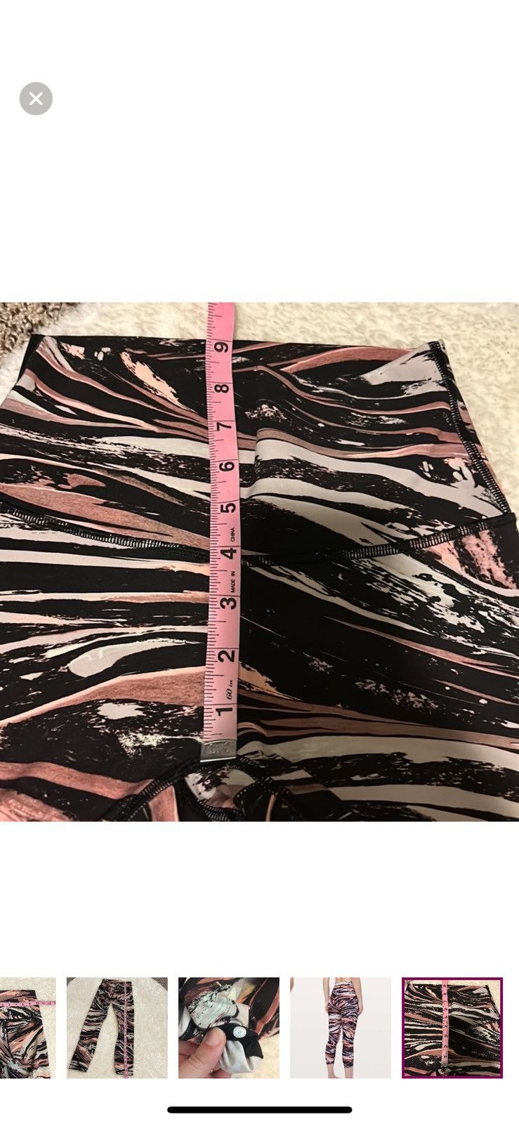 Lululemon Lululemon wunder under high rise 7/8 tights leggings size 2 Size 26" / US 2 / IT 38 - 8 Thumbnail