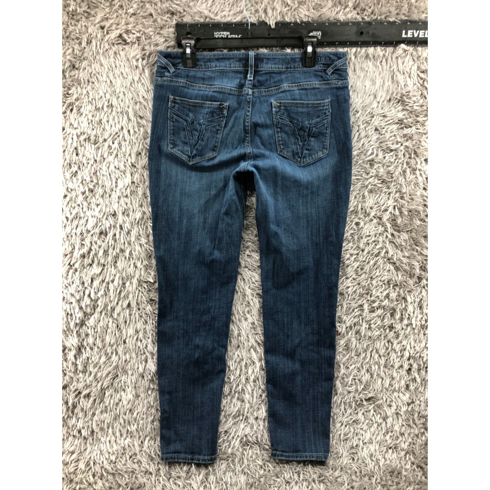 Vintage VIGOSS Chelsea Skinny Jeans Womens Medium Wash Blue Size 31 5-Pocket Denim Jeans Size 24" / US 00 / IT 34 - 5 Thumbnail