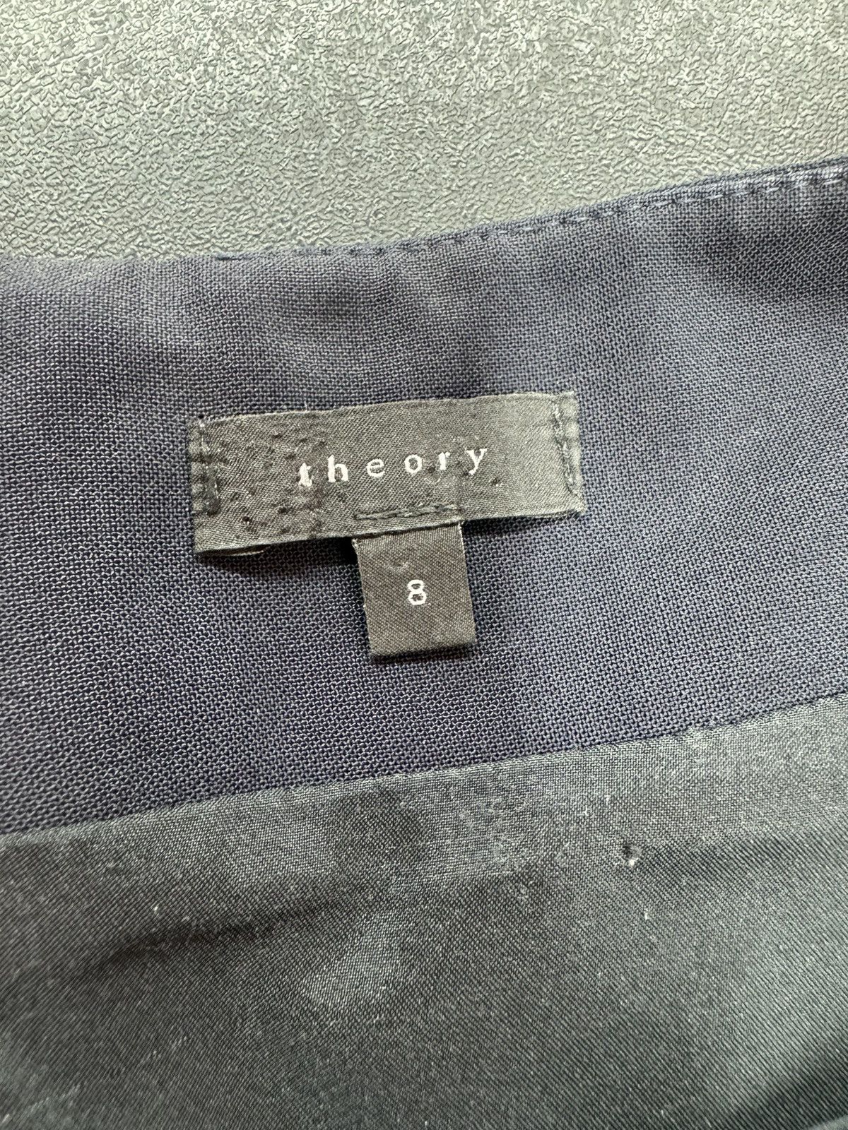 Theory Theory Women Pencil Skirt Blue Golda 2 Double Split Size 8 Size 30" / US 8 / IT 44 - 2 Thumbnail