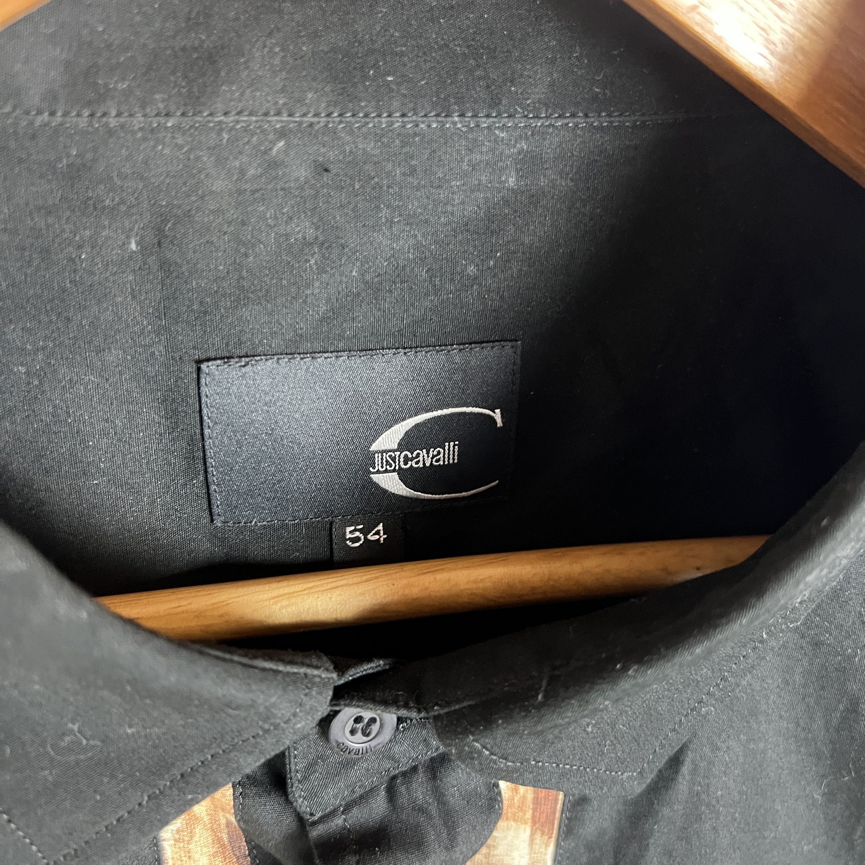 Just Cavalli Just Cavalli Shirt Men's Size 54 Black Long Sleeve Size US L / EU 52-54 / 3 - 4 Thumbnail