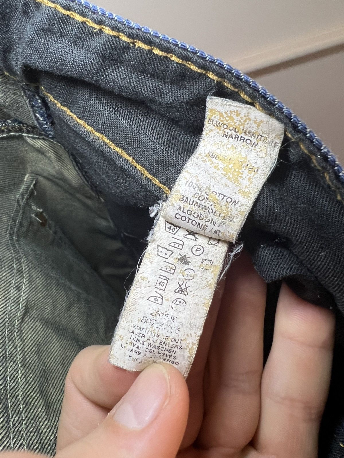 G-Star Vintage G-Star Raw biker knee back buckle straight leg jeans Size US 34 / EU 50 - 18 Thumbnail