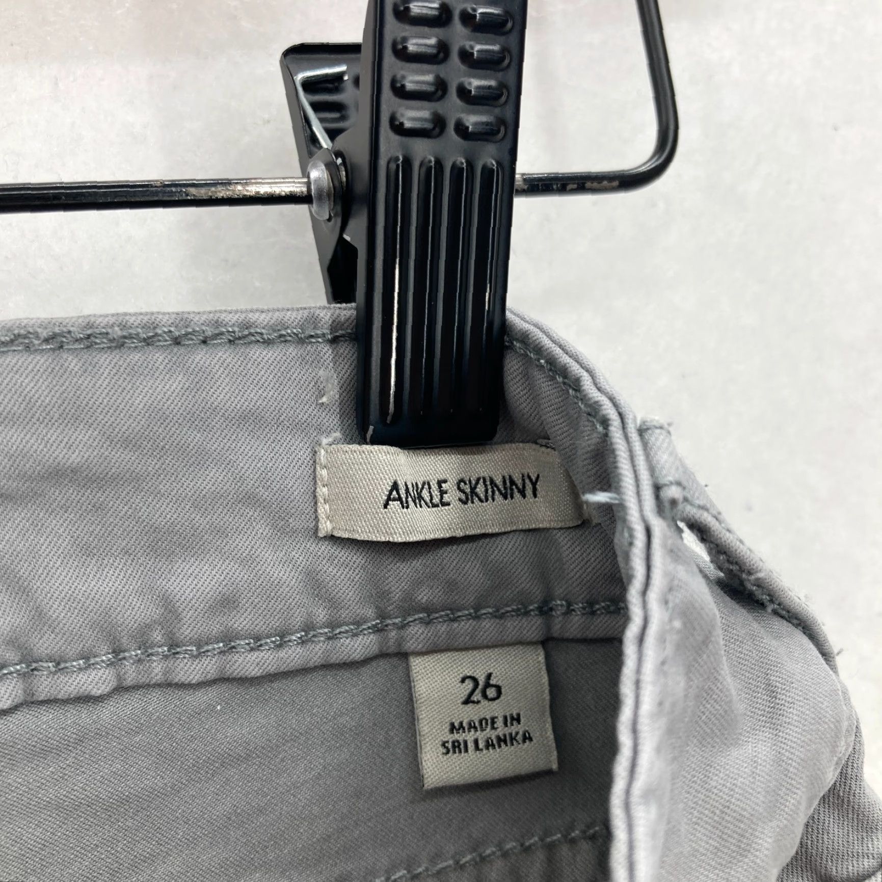 Calvin Klein Calvin Klein Jeans Women's 26 Gray Stretch 5-Pocket Pants Casual Preppy Modern Size 26" / US 2 / IT 38 - 5 Thumbnail