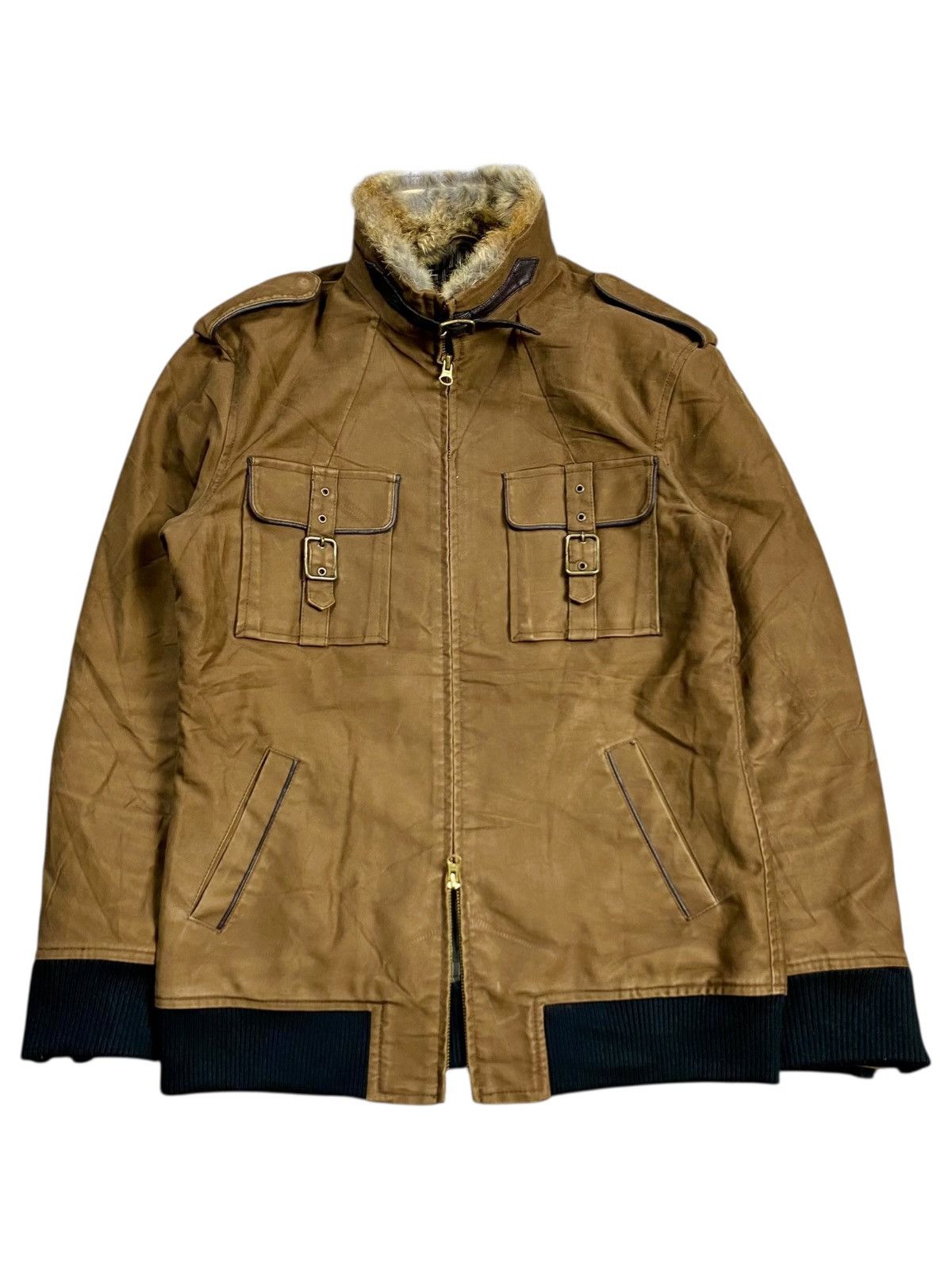 GOA 2000s Abahouse - Trim Fur Apocalypse Jacket Size US M / EU 48-50 / 2 - 2 Thumbnail