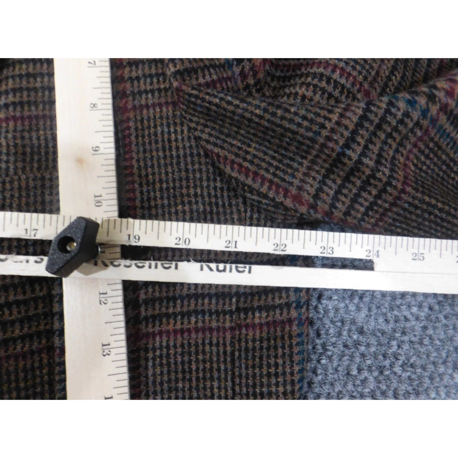 Vintage VINTAGE Kuppenheimer Blazer 46 Wool Tweed Mens Two-Button Single-Breasted Jacket Coat Size 46R - 5 Thumbnail