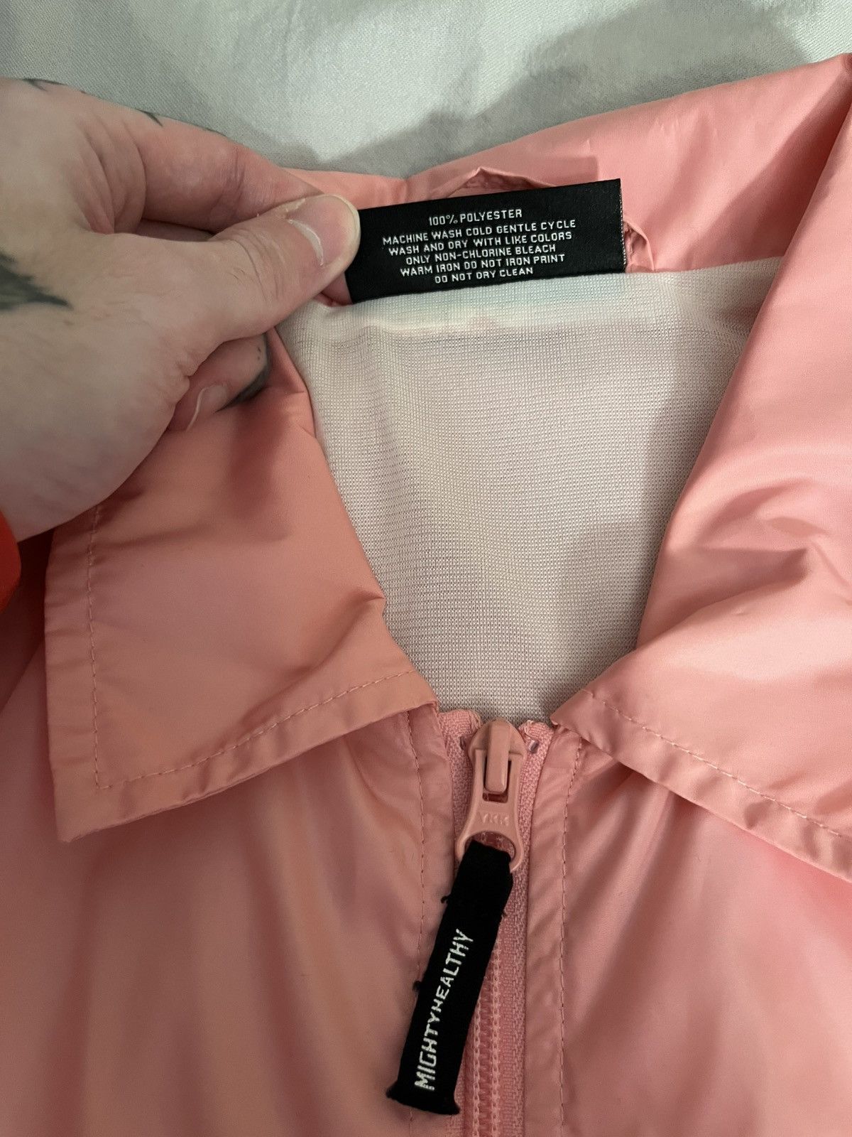 Mighty Healthy Mighty healthy pink zip up jacket Size US M / EU 48-50 / 2 - 5 Thumbnail