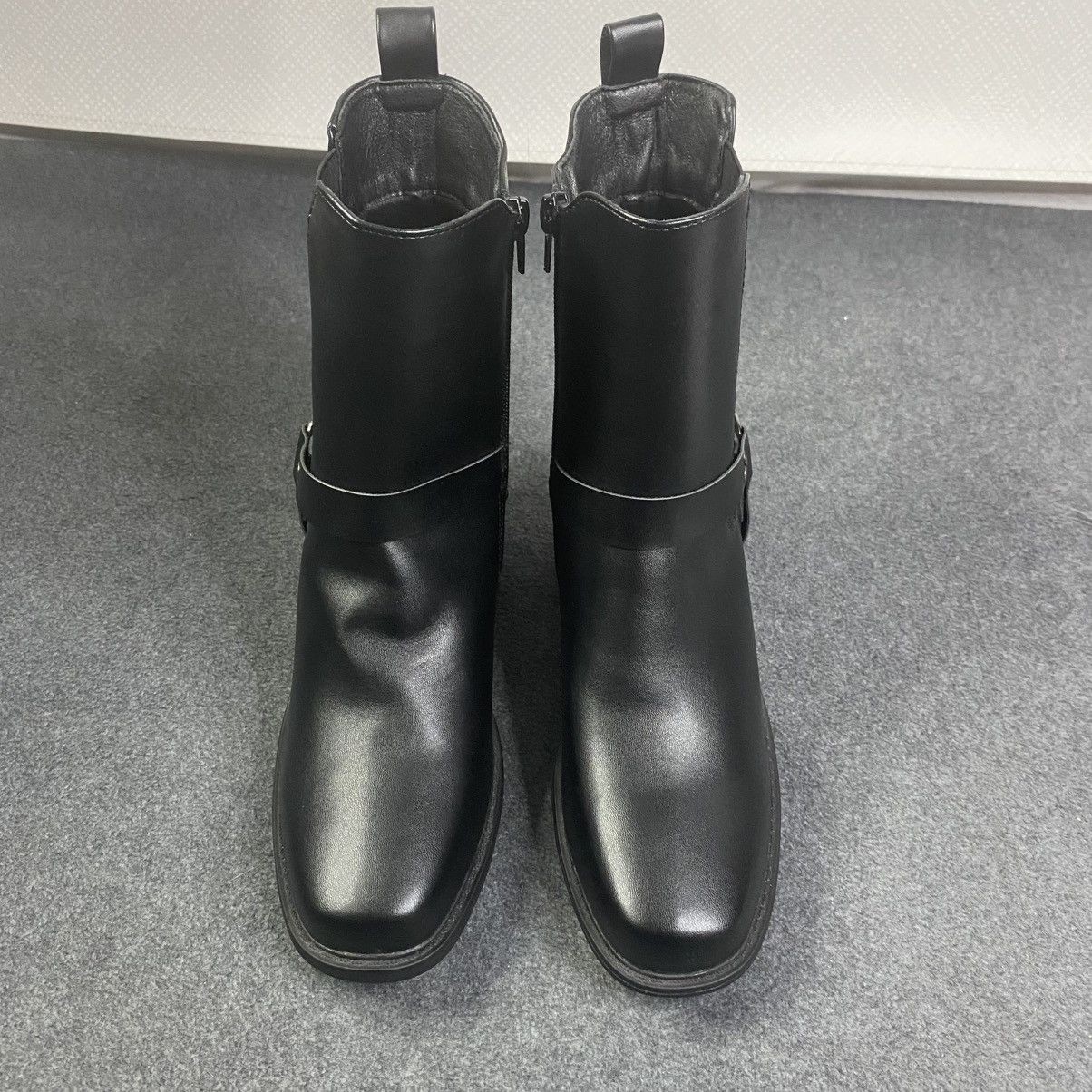 Other Pazzle Ankle Boots Womens Block Heel Western Black Sz 9 Size US 9 / IT 39 - 3 Thumbnail