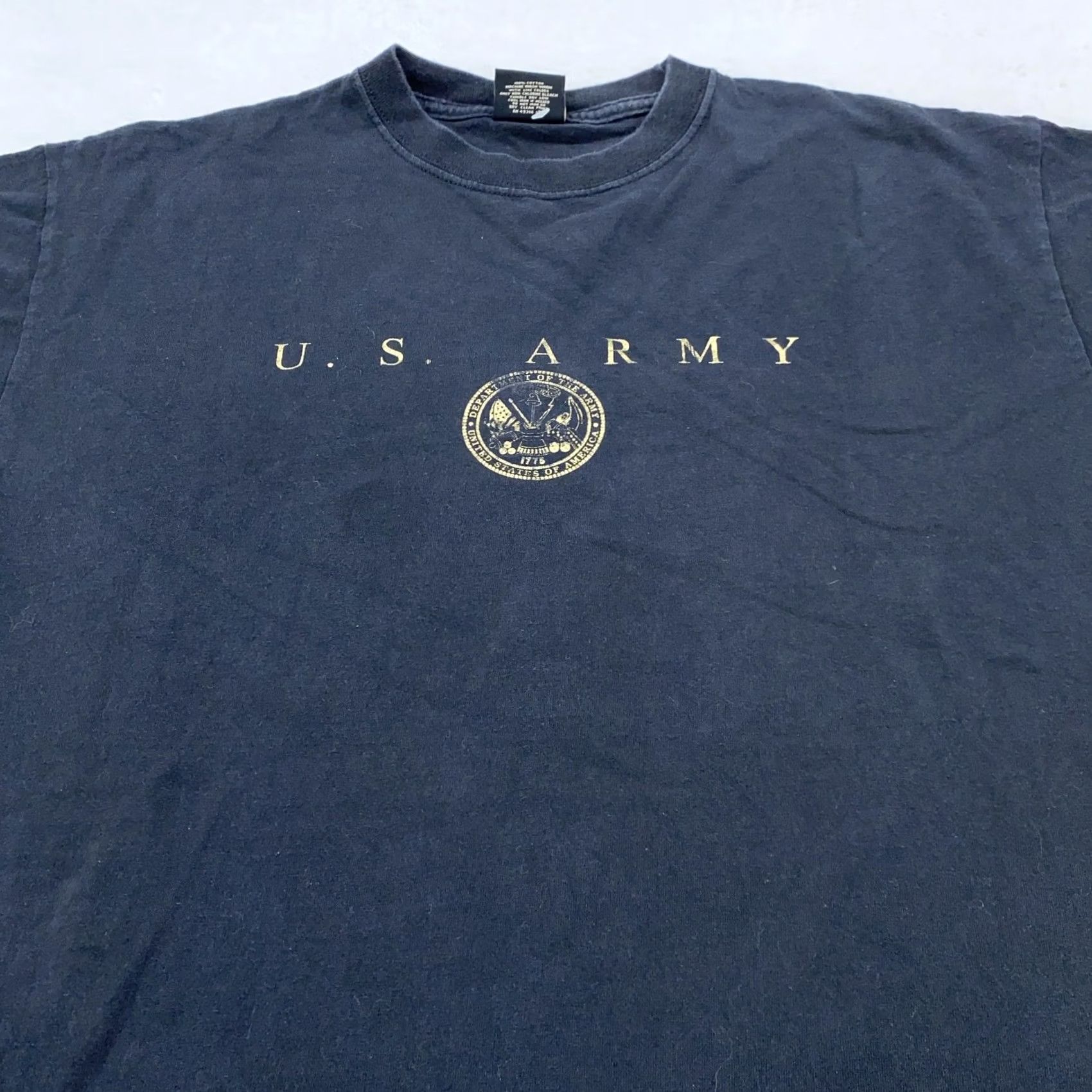 Vintage VINTAGE Gear For Sports US Army Shirt Mens L Black 90s Cotton Tee Military Pattern Graphic Print Size US L / EU 52-54 / 3 - 2 Thumbnail